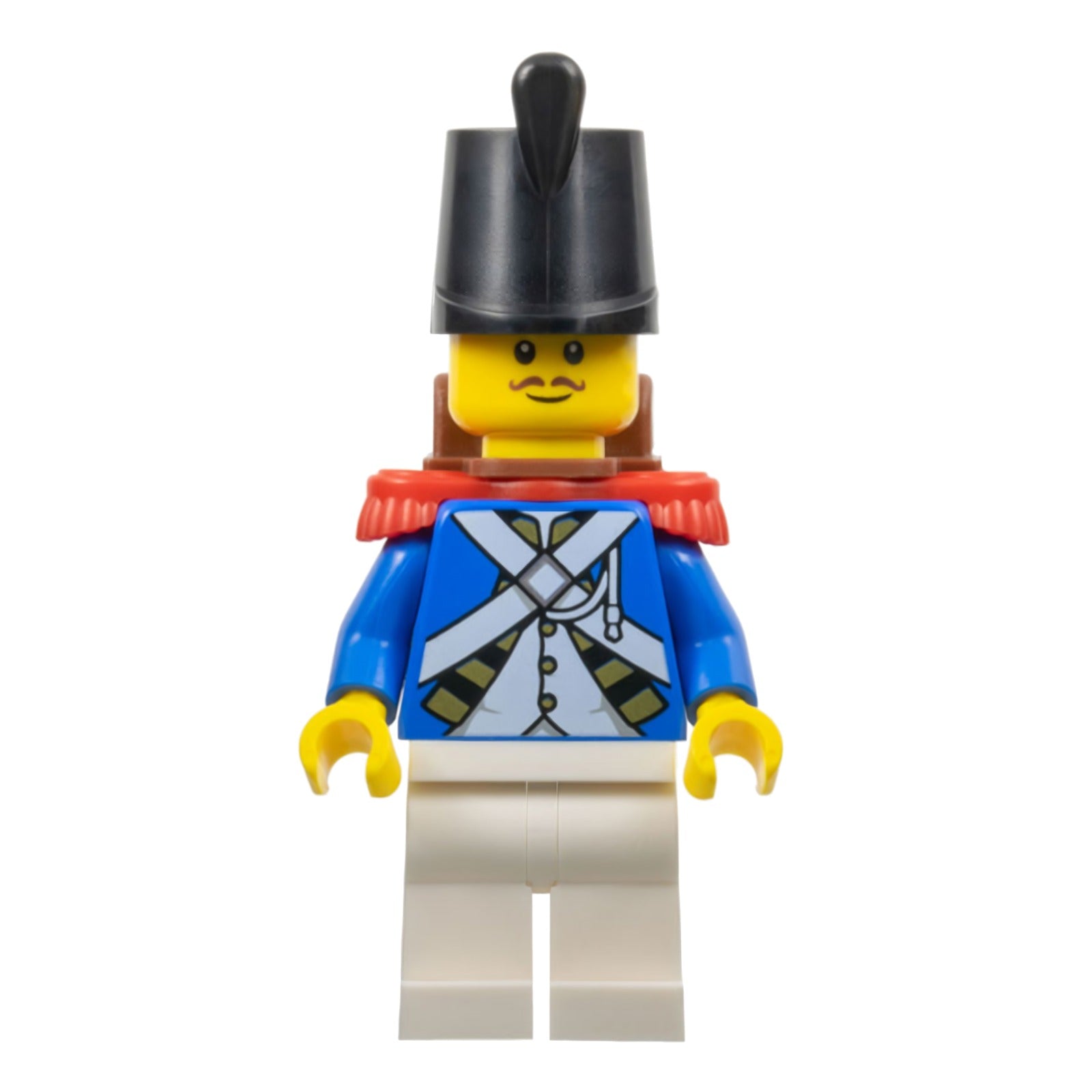 LEGO Minifigur Imperial Soldier IV - Male, Black Shako Hat, Red (pi193)