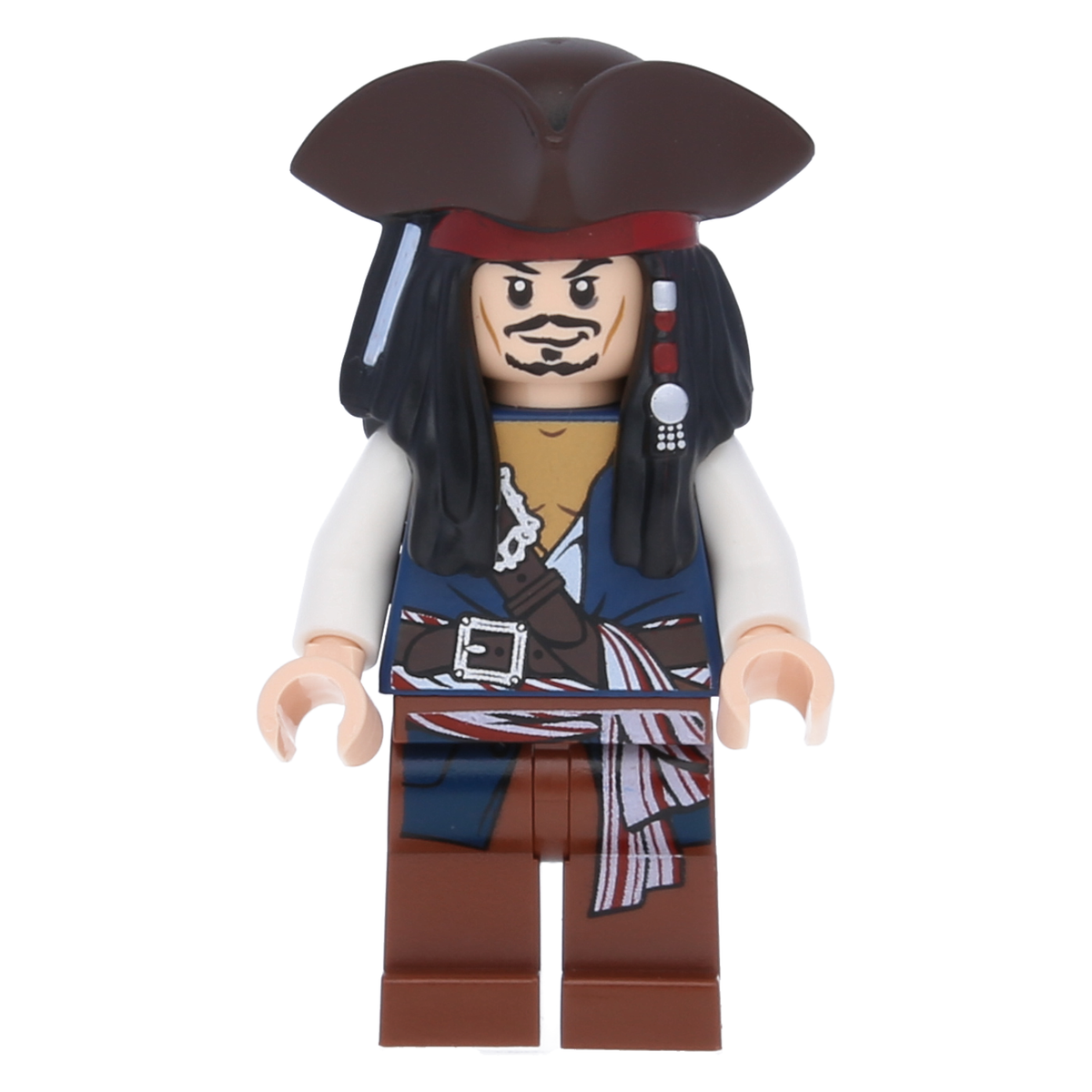 LEGO Fluch der Karibik Minifigur - Captain Jack Sparrow mit Dreimaster