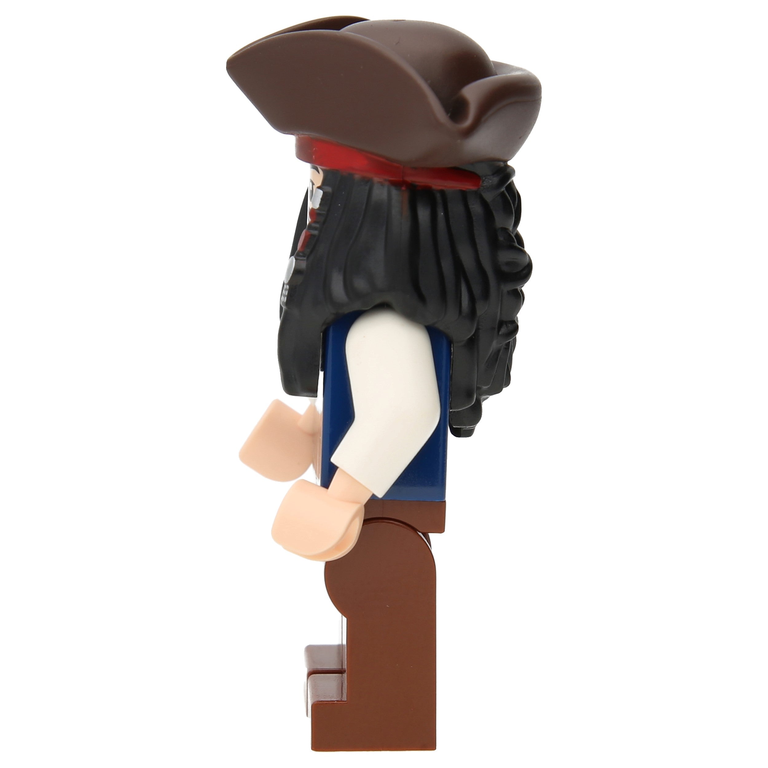 LEGO Pirates of the Caribbean Minifigure - Captain Jack Sparrow with three-master