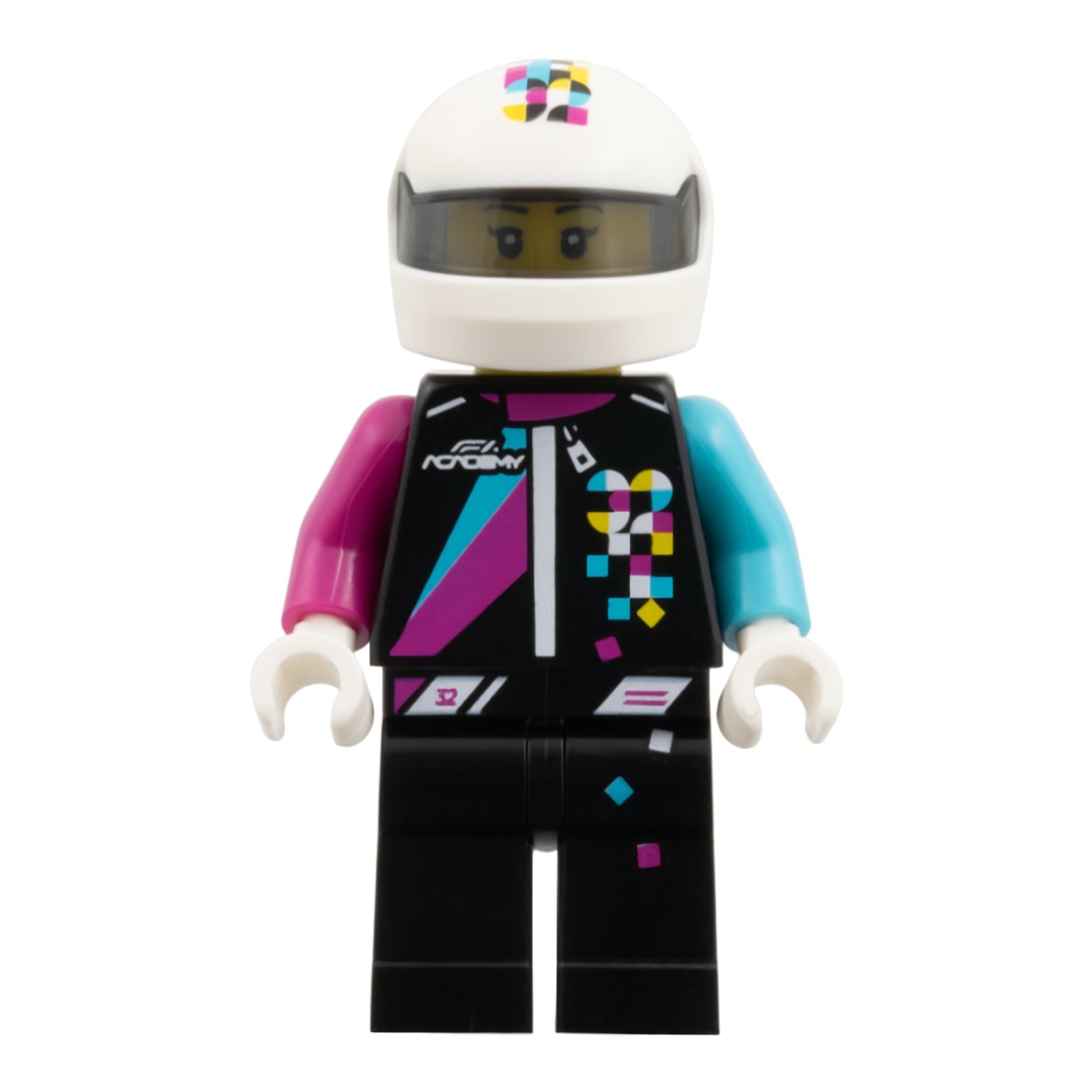 LEGO Minifigur F1 ACADEMY LEGO Driver – Speed Champions (sc145) – neu