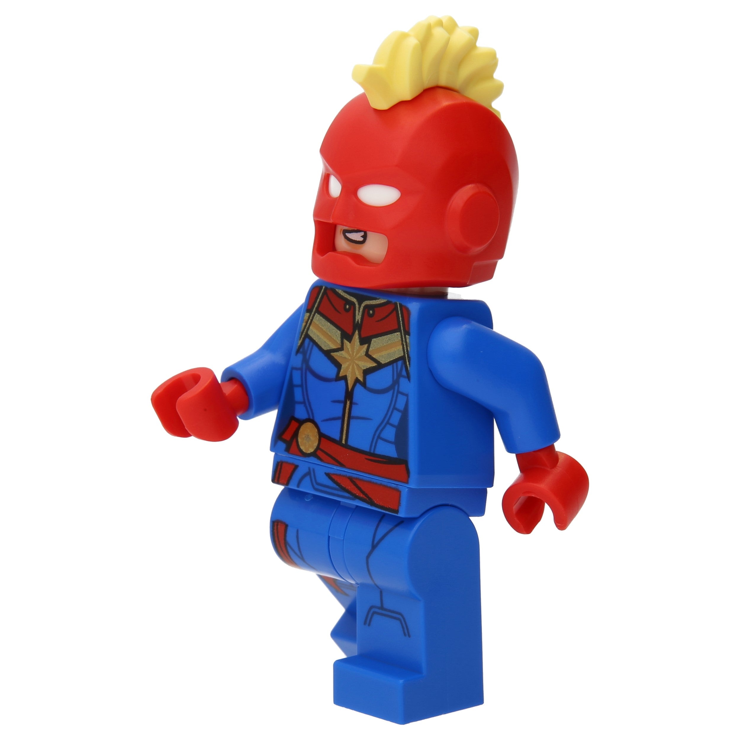 LEGO Superhelden Minifigur - Captain Marvel mit Helm
