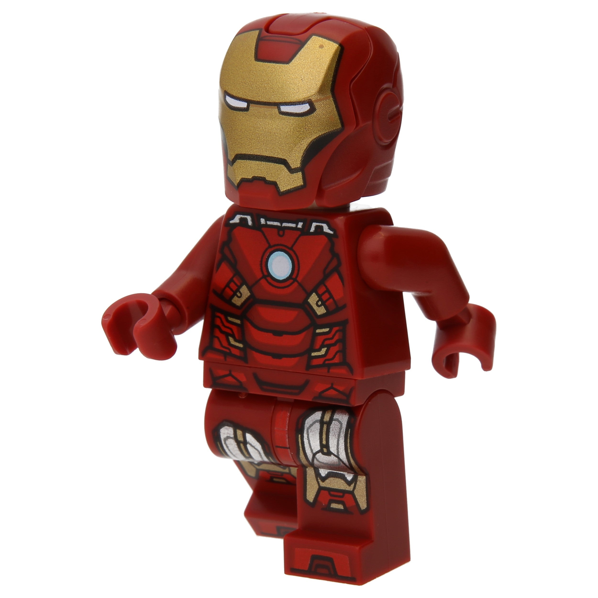 LEGO Minifigur Iron Man Mark 7 Armor - Helmet with Large Visor (sh0853) – neu