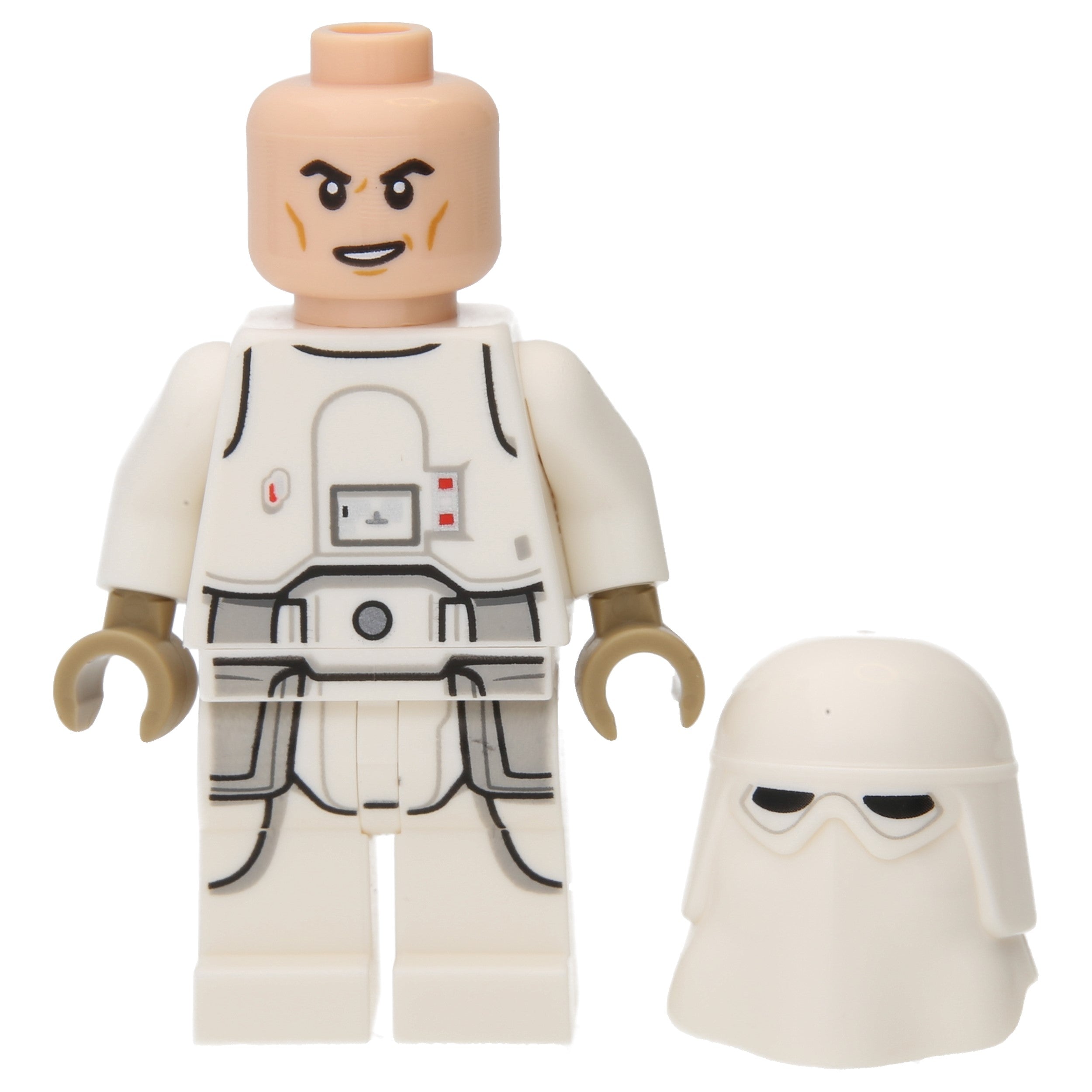 LEGO Minifigur Snowtrooper, Printed Legs, Dark Tan Hands, Cheek Lines (sw1181)