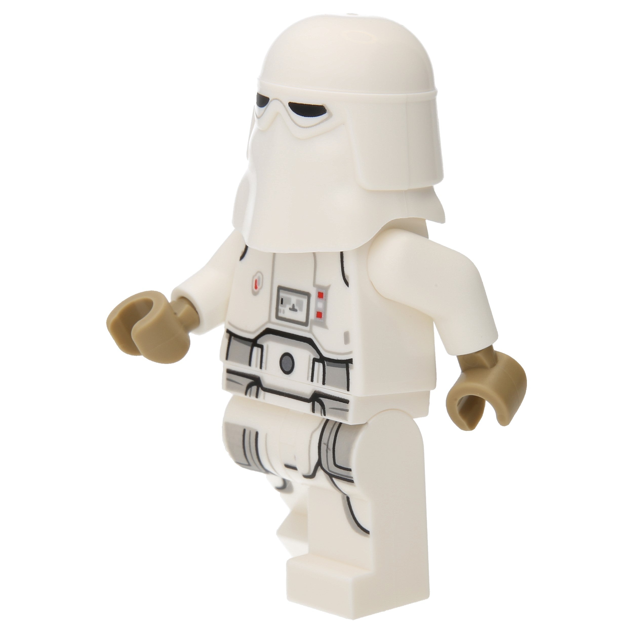 LEGO Minifigur Snowtrooper, Printed Legs, Dark Tan Hands, Cheek Lines (sw1181)