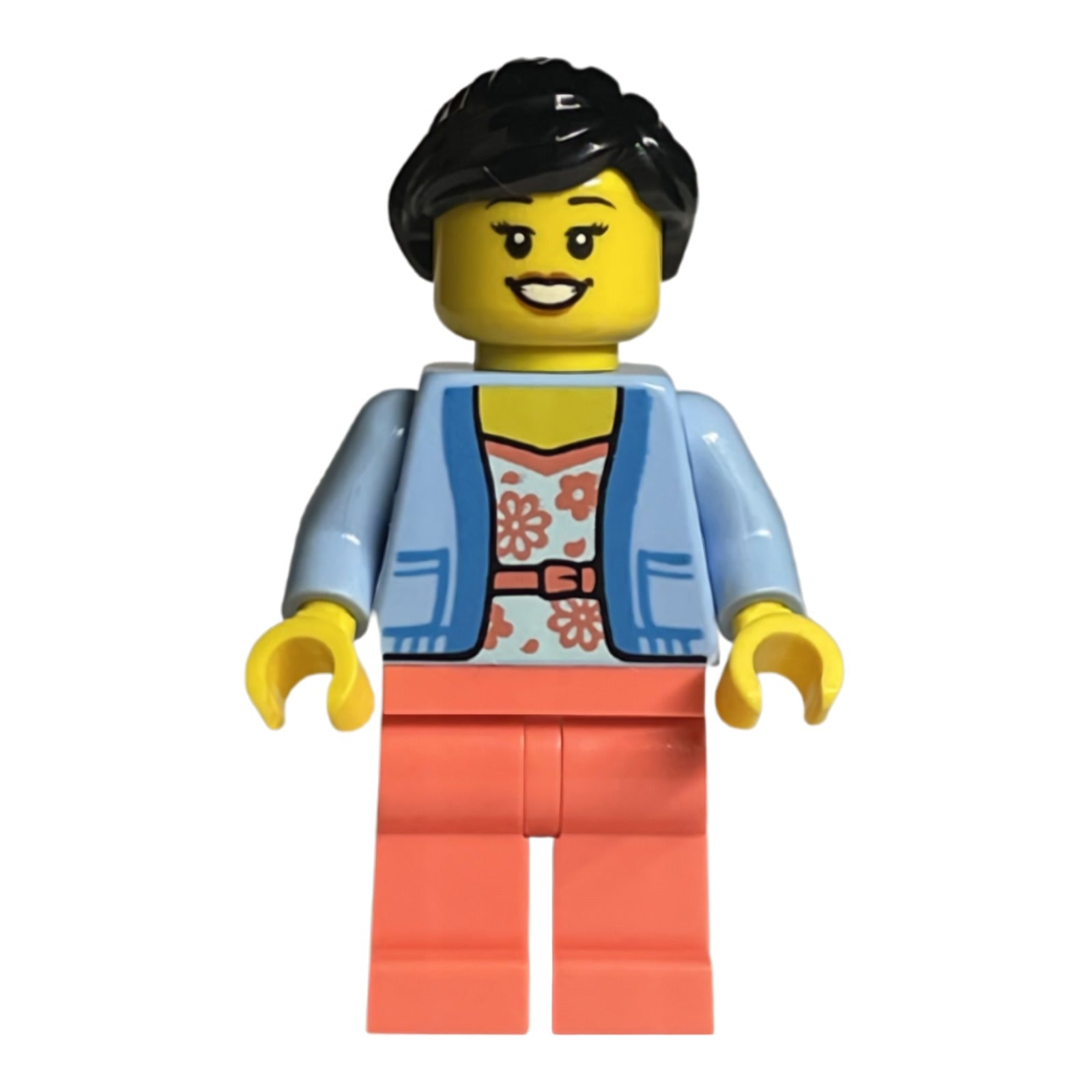 LEGO Minifigur LEGO Store Customer - Female, Bright Light Blue Jacket (tls111)
