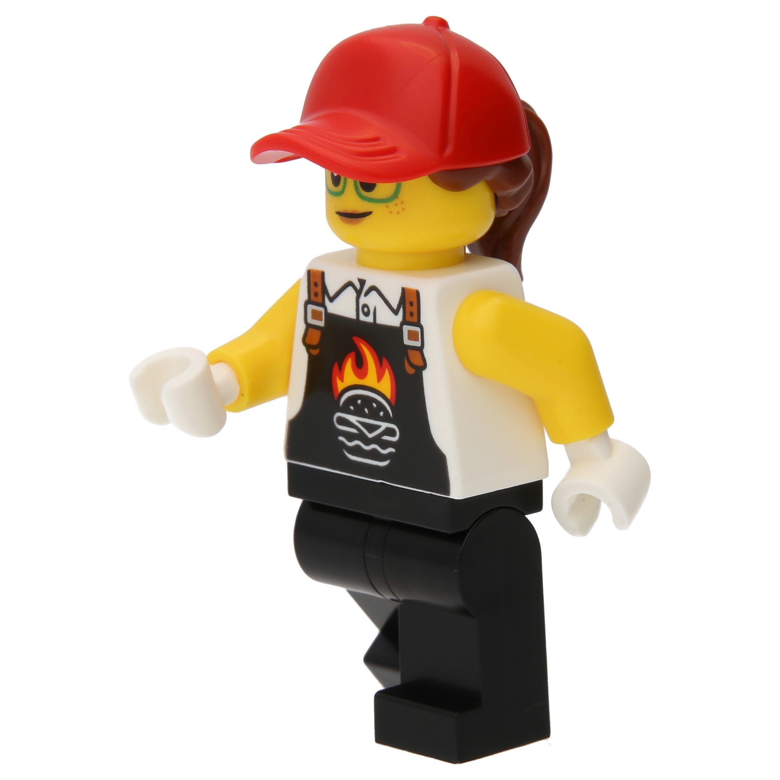 LEGO Minifigur Burger Truck Vendor – Town (twn495) – neu