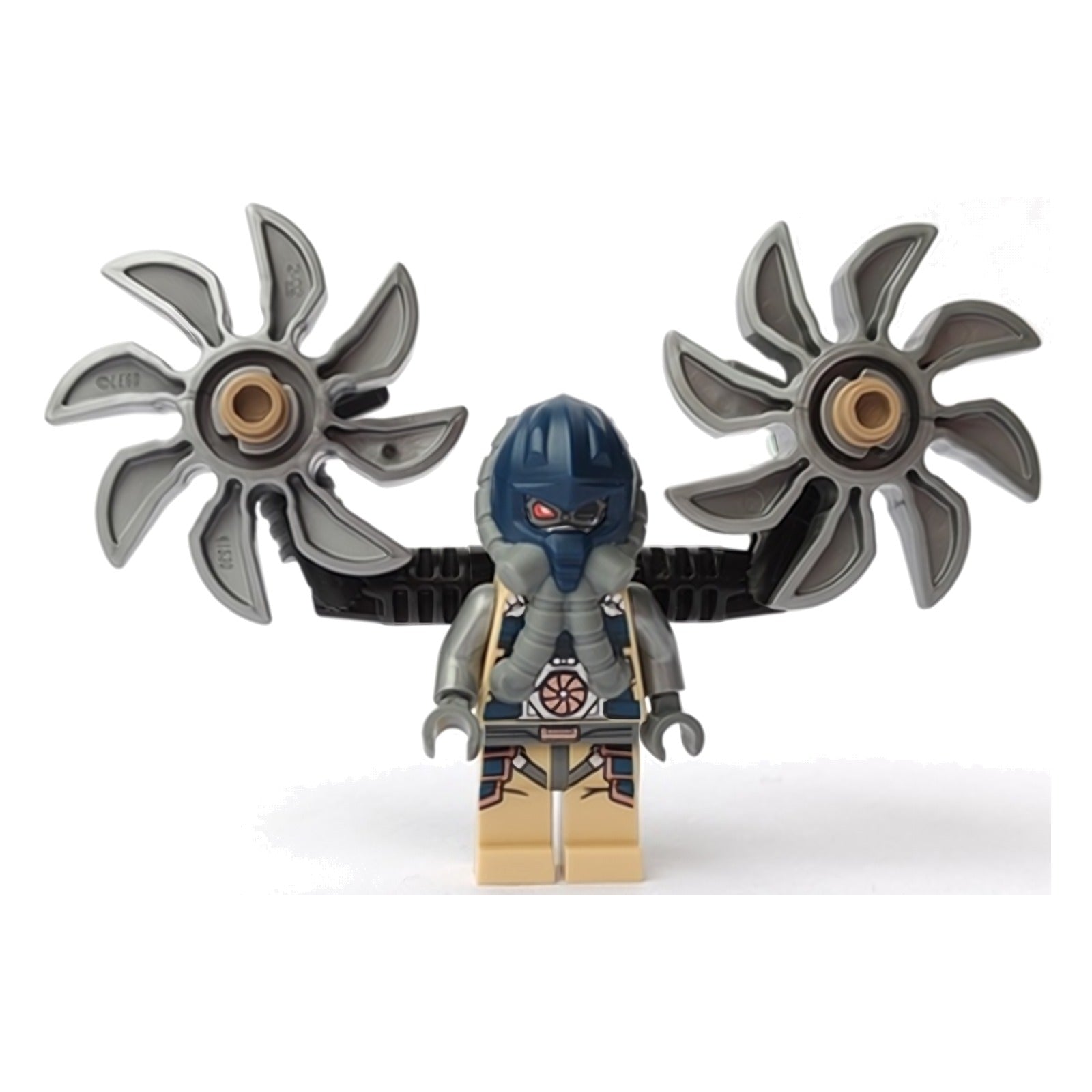 LEGO Minifigur Psyclone with Parachute Backpack and Attachments (uagt008) – neu