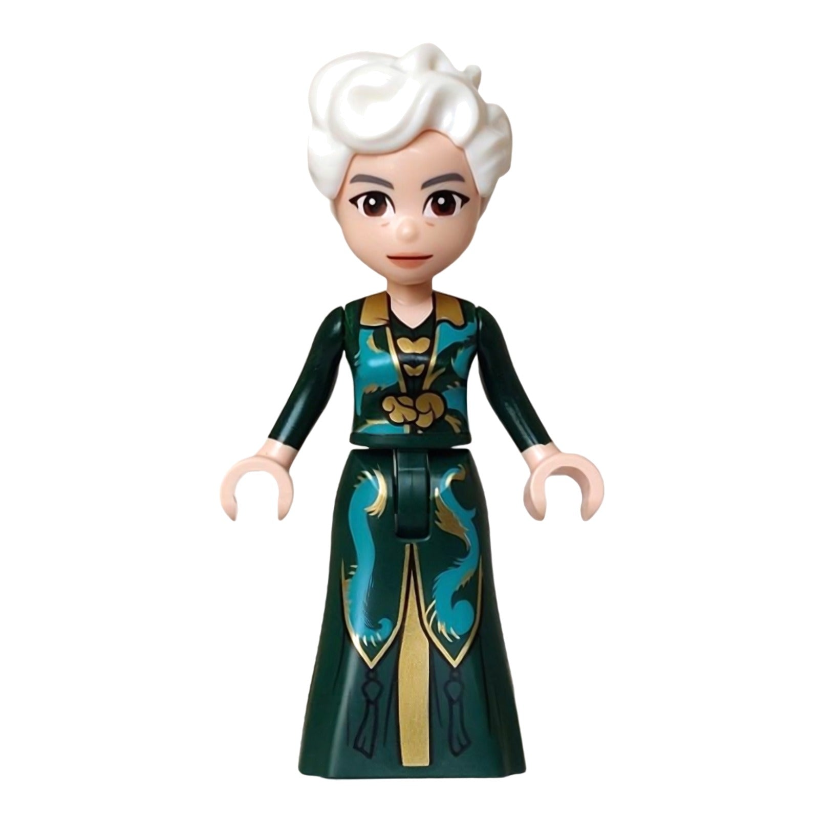 LEGO Minifigur Madame Morrible - Mini Doll, Dark Green and Dark (wck030)
