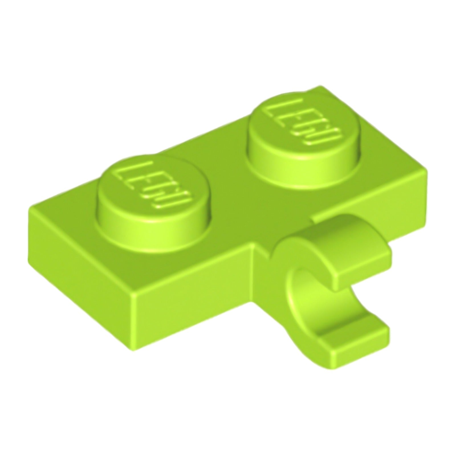 LEGO Platte modifiziert 1 x 2 mit Clip Horizontal auf Seite (11476)