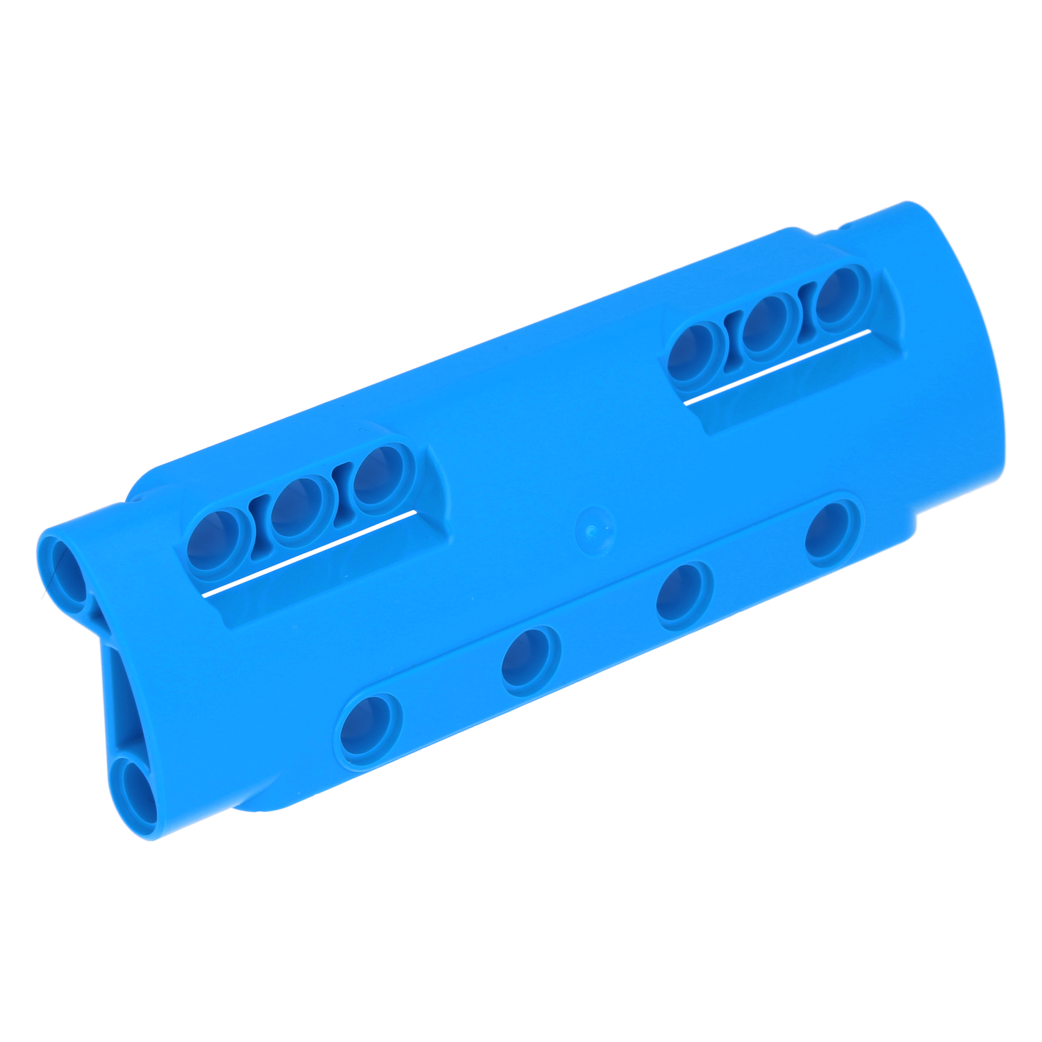 LEGO Technic panels - curved panel 11 x 3 with 10 pin holders in the panel surface