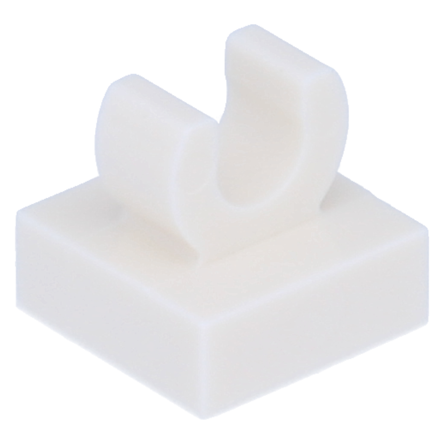 LEGO Tile (modified) - 1 x 1 with open O-clip