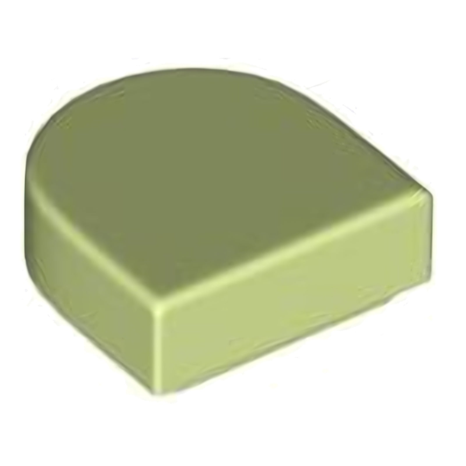 LEGO Tiles (modified) - 1 x 1 semicircle (round, extended)