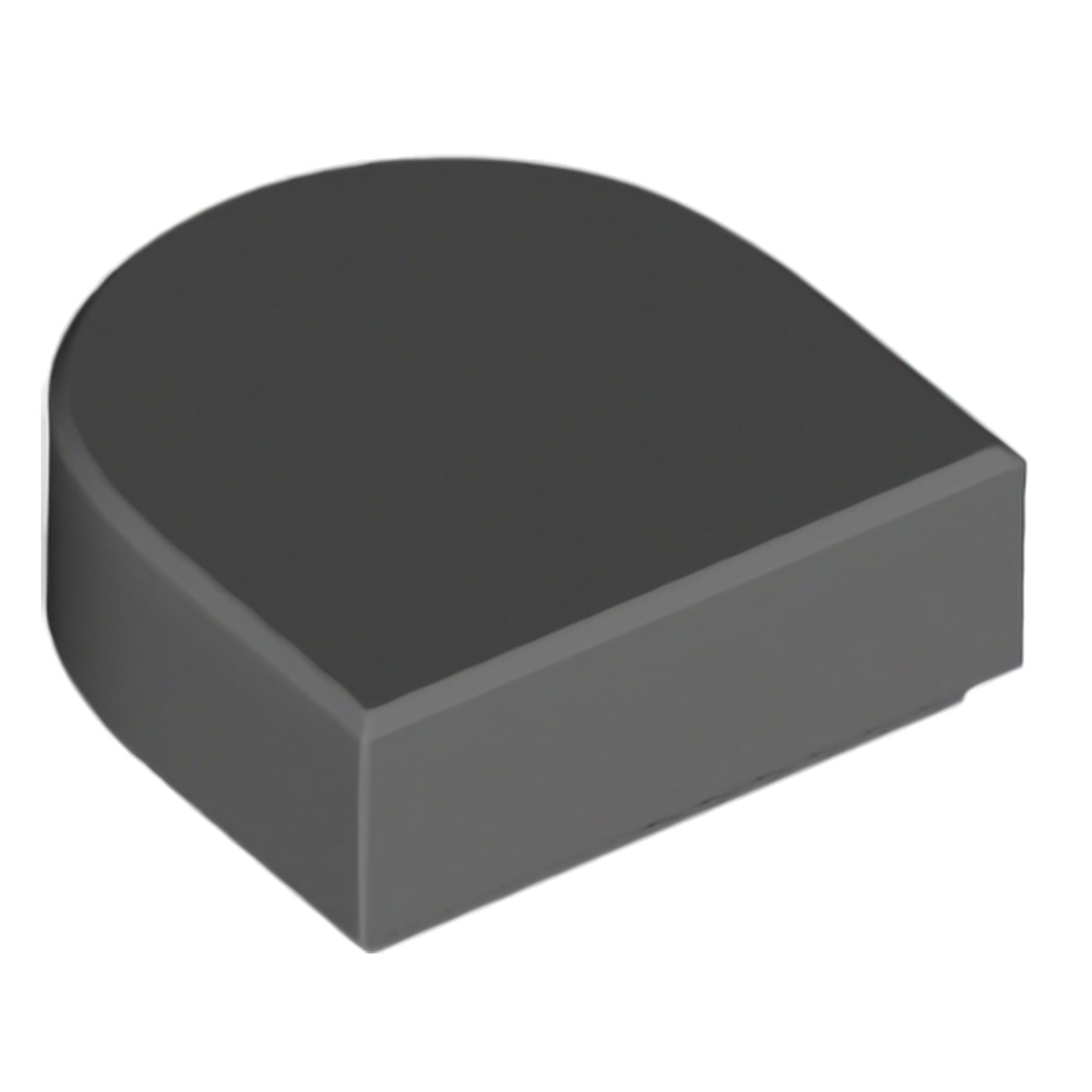 LEGO Tiles (modified) - 1 x 1 semicircle (round, extended)
