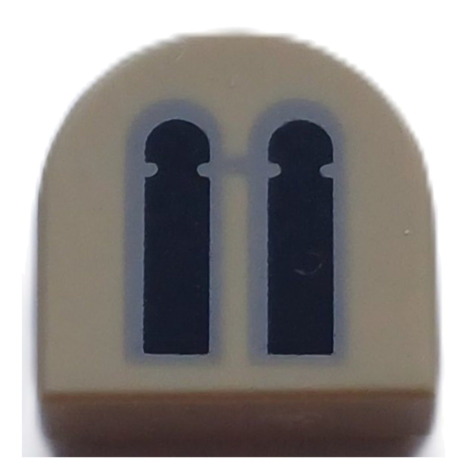 LEGO Rundfliese 1 x 1 Halbkreis verlängert (24246pb057) – Farbe wählbar