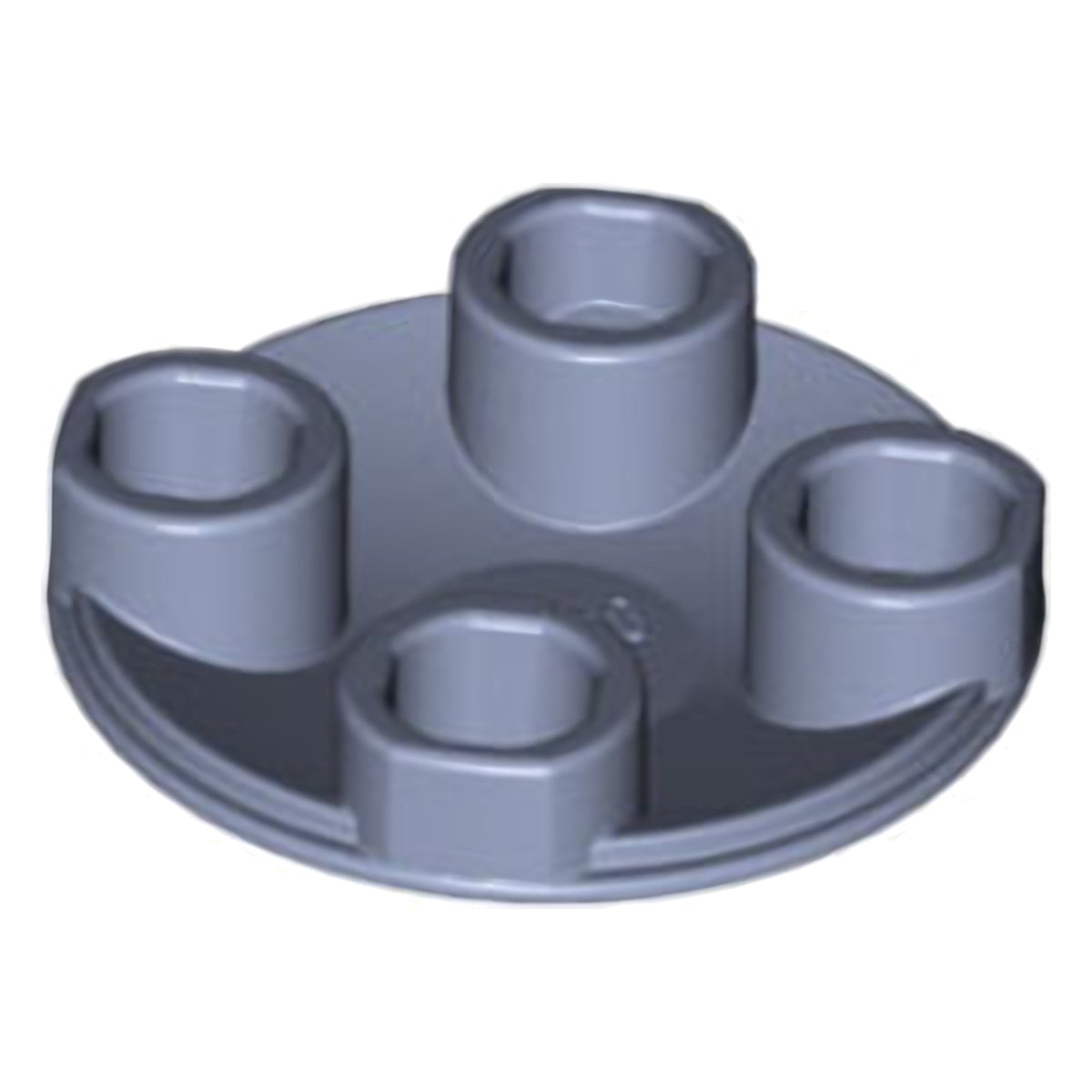 LEGO Plates (modified) - 2 x 2 with round bottom (round)