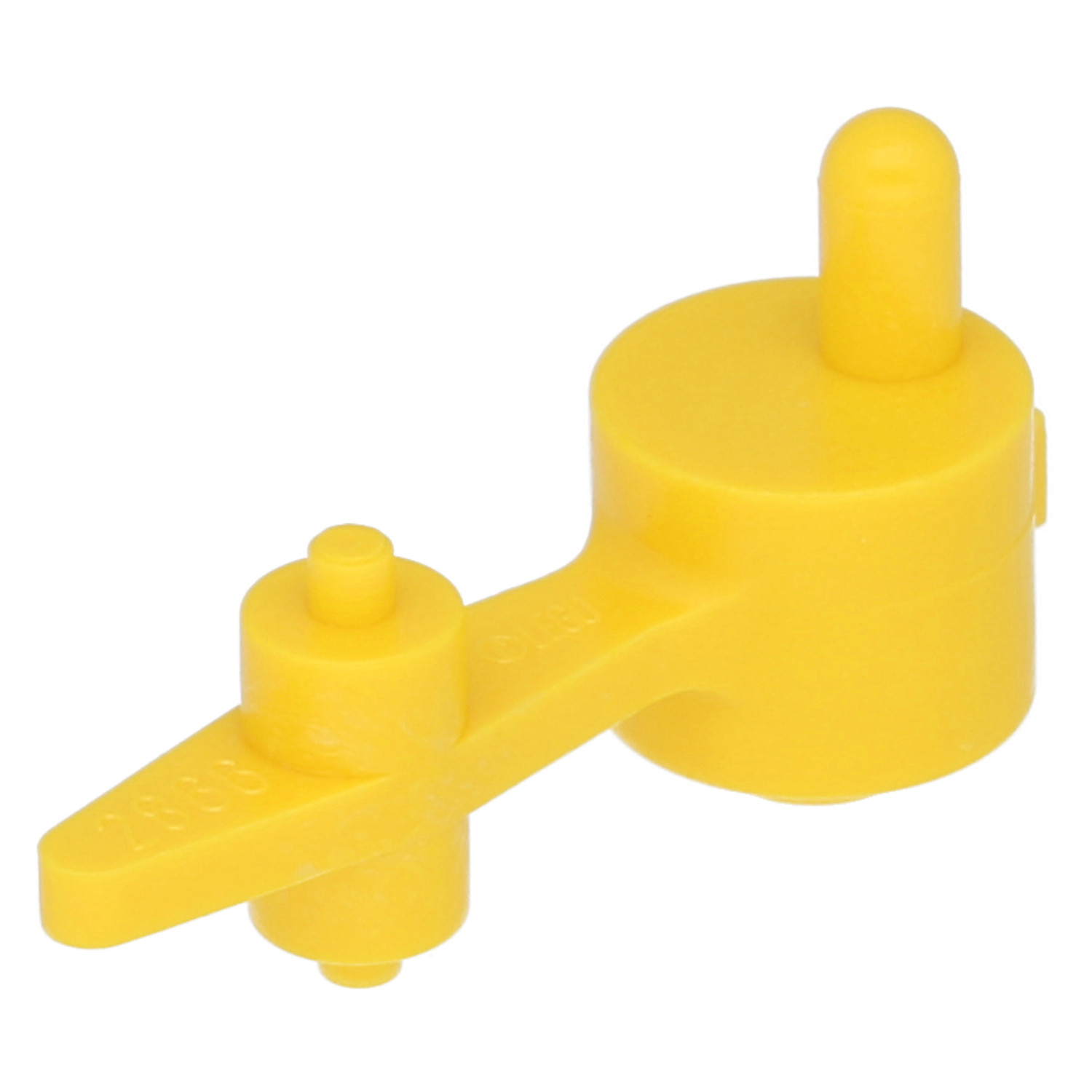 LEGO trains - switchman control lever (yellow)
