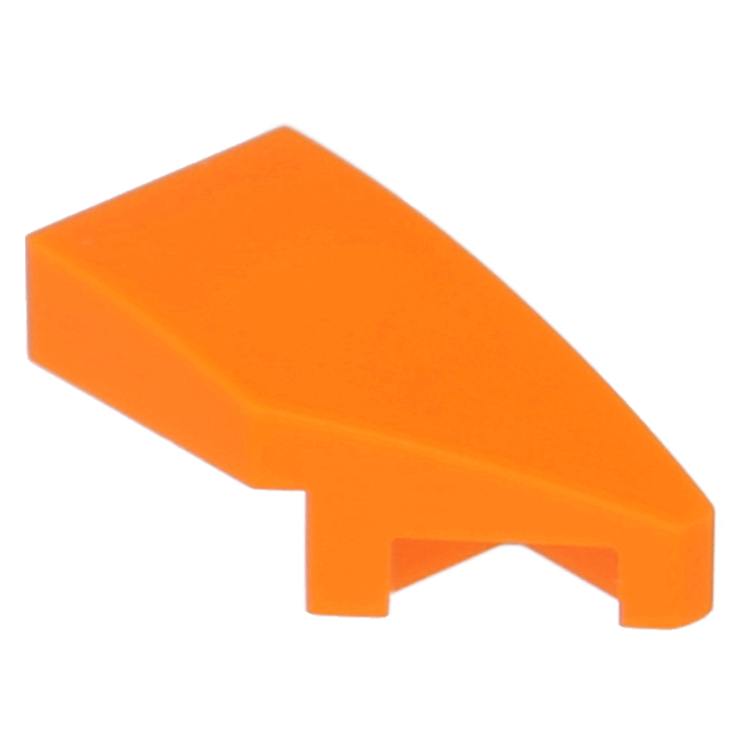 LEGO Slopes (modified) - Wing 1 x 2 with knob cutout (right, curved)