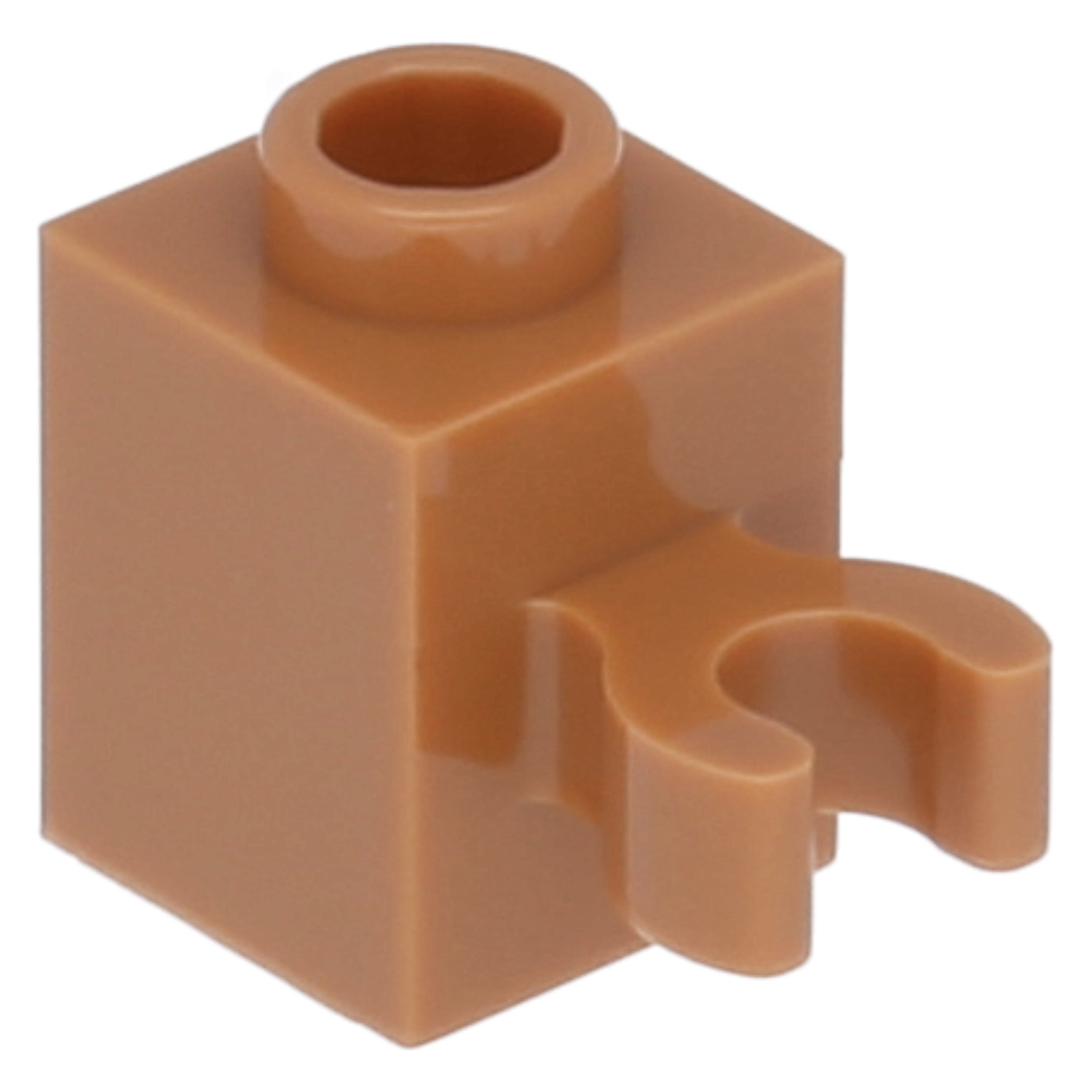 LEGO Bricks (modified) - 1 x 1 with O-clip (open nub)