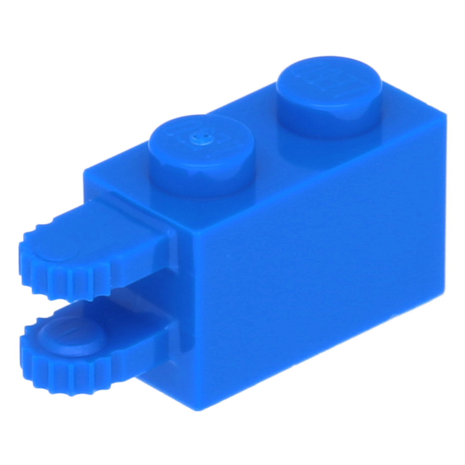 LEGO hinges (Bricks) - 1 x 2 lock with 2 horizontal fingers and 9 teeth