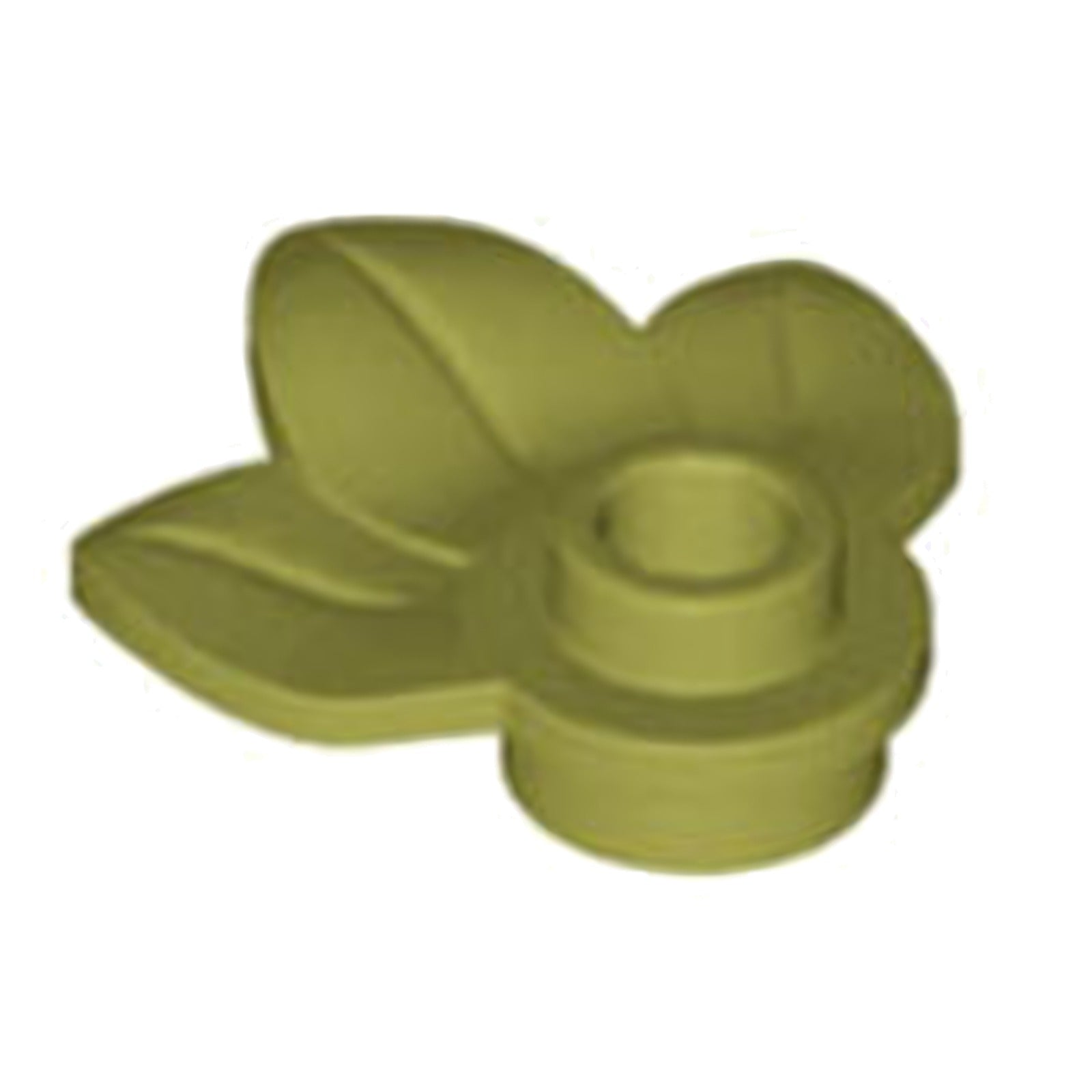 LEGO plant round plate 1 x 1 with 3 leaves (32607) - choice of colors - 24 colors