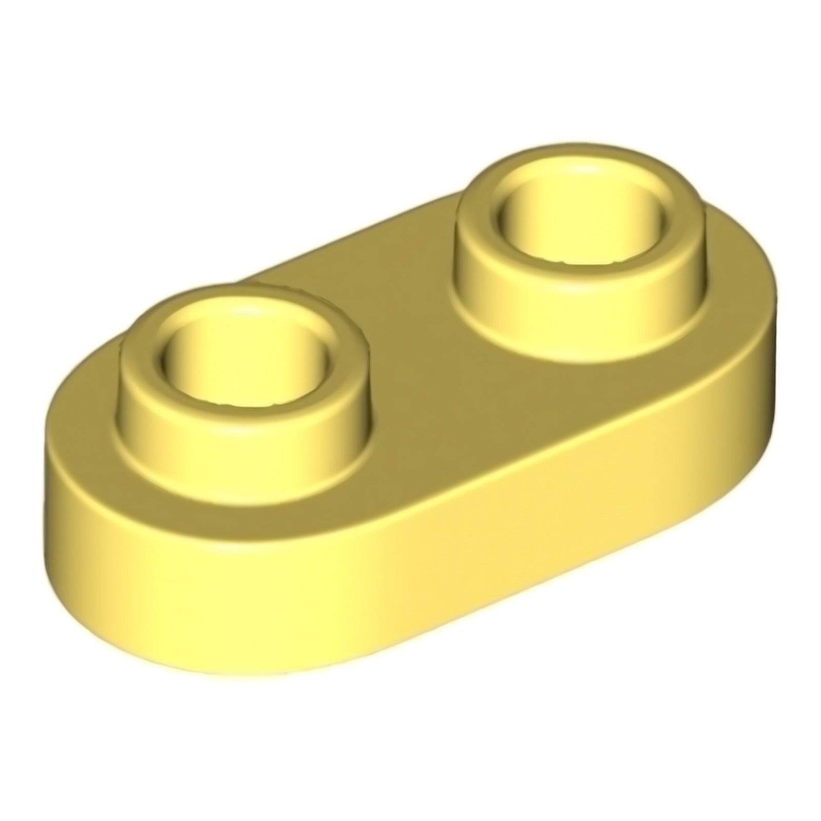 LEGO Platte modifiziert 1 x 2 abgerundet mit 2 offenen Noppen (35480)