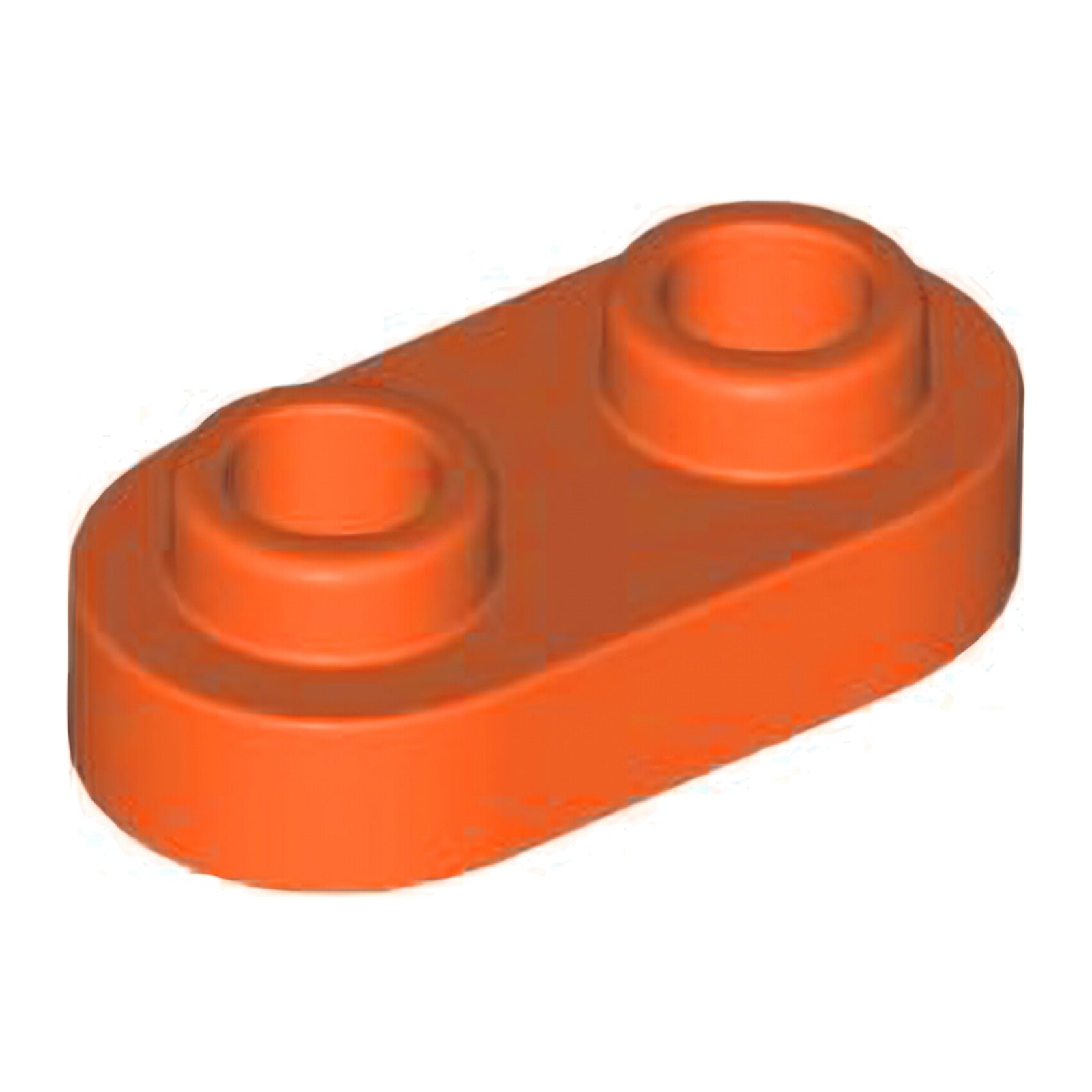 LEGO Platte modifiziert 1 x 2 abgerundet mit 2 offenen Noppen (35480)