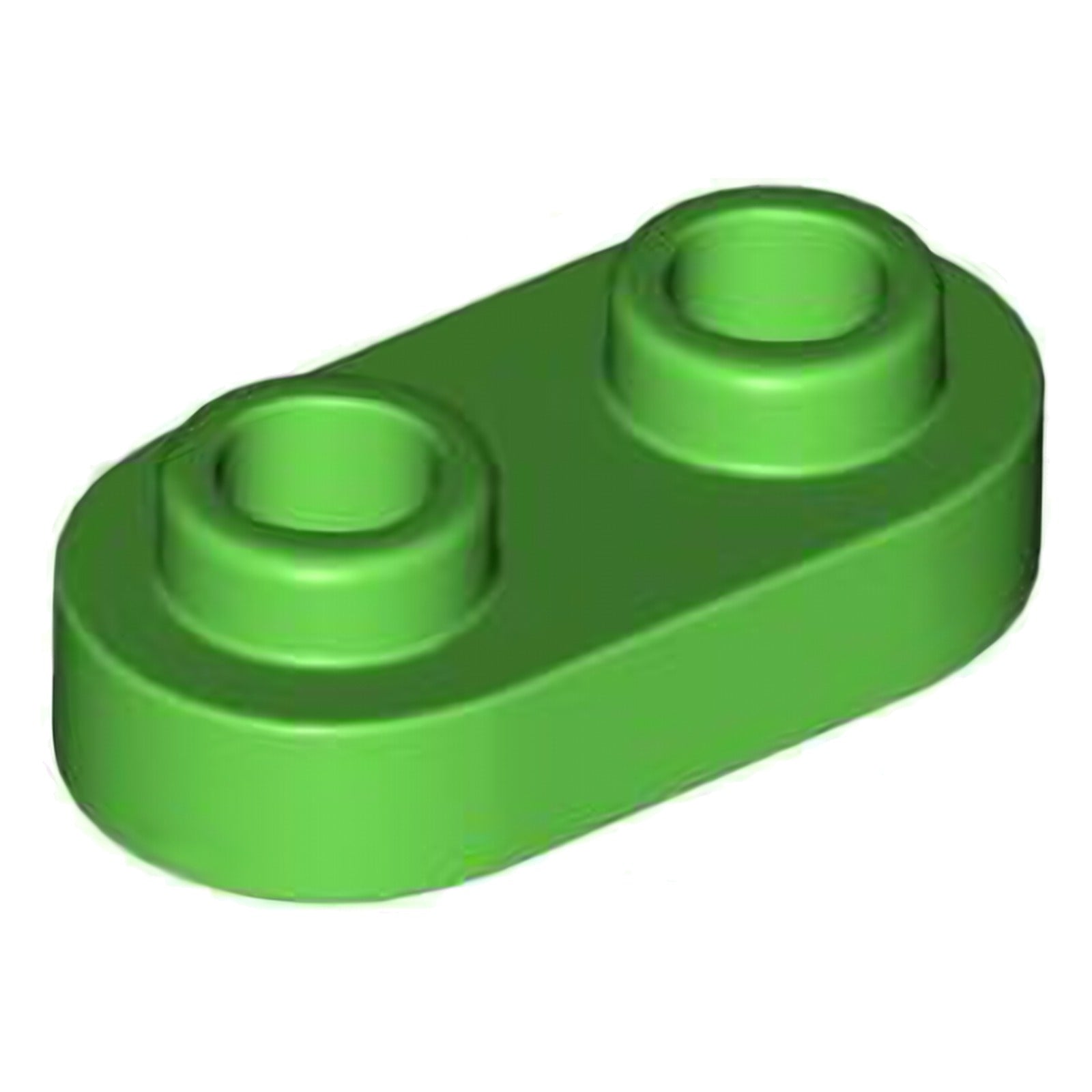 LEGO Platte modifiziert 1 x 2 abgerundet mit 2 offenen Noppen (35480)