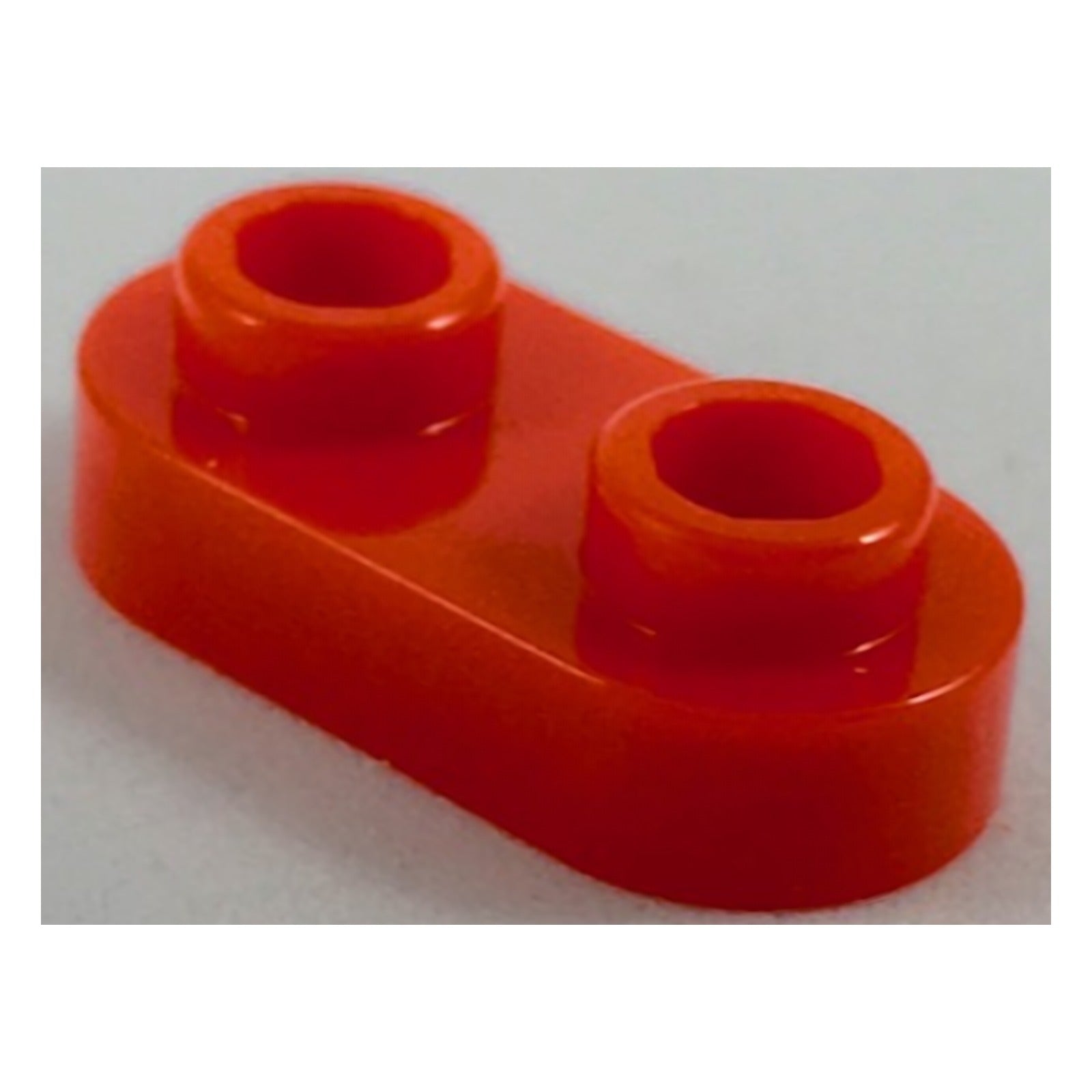 LEGO Platte modifiziert 1 x 2 abgerundet mit 2 offenen Noppen (35480)