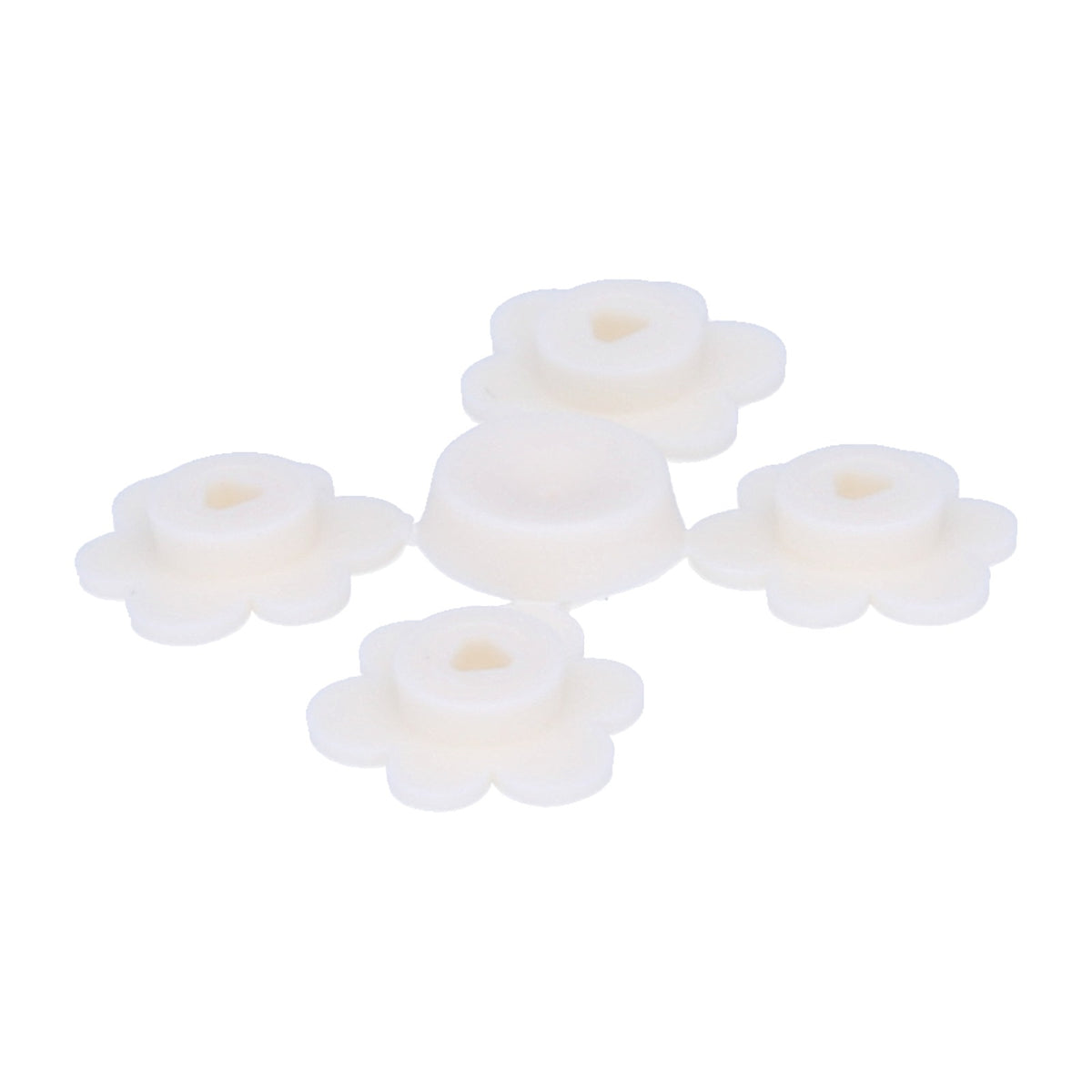 LEGO Blumen - 4 kleine Blumen auf Anguss