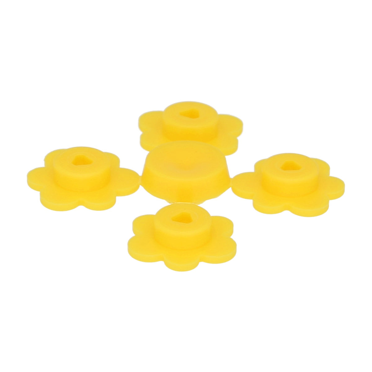 LEGO Blumen - 4 kleine Blumen auf Anguss