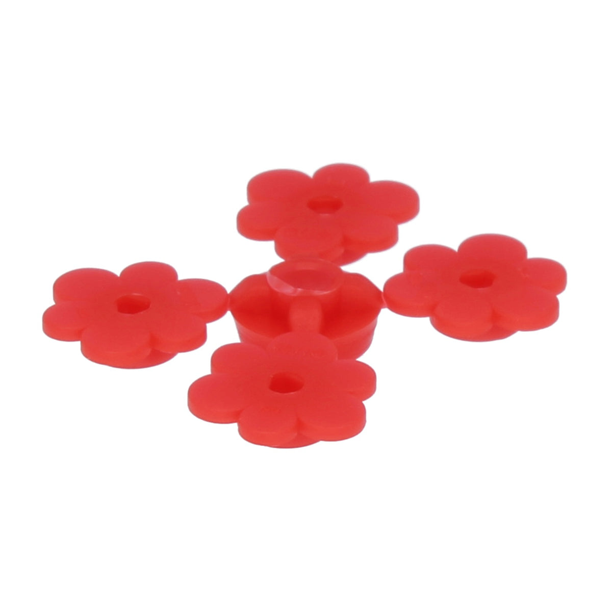 LEGO Blumen - 4 kleine Blumen auf Anguss