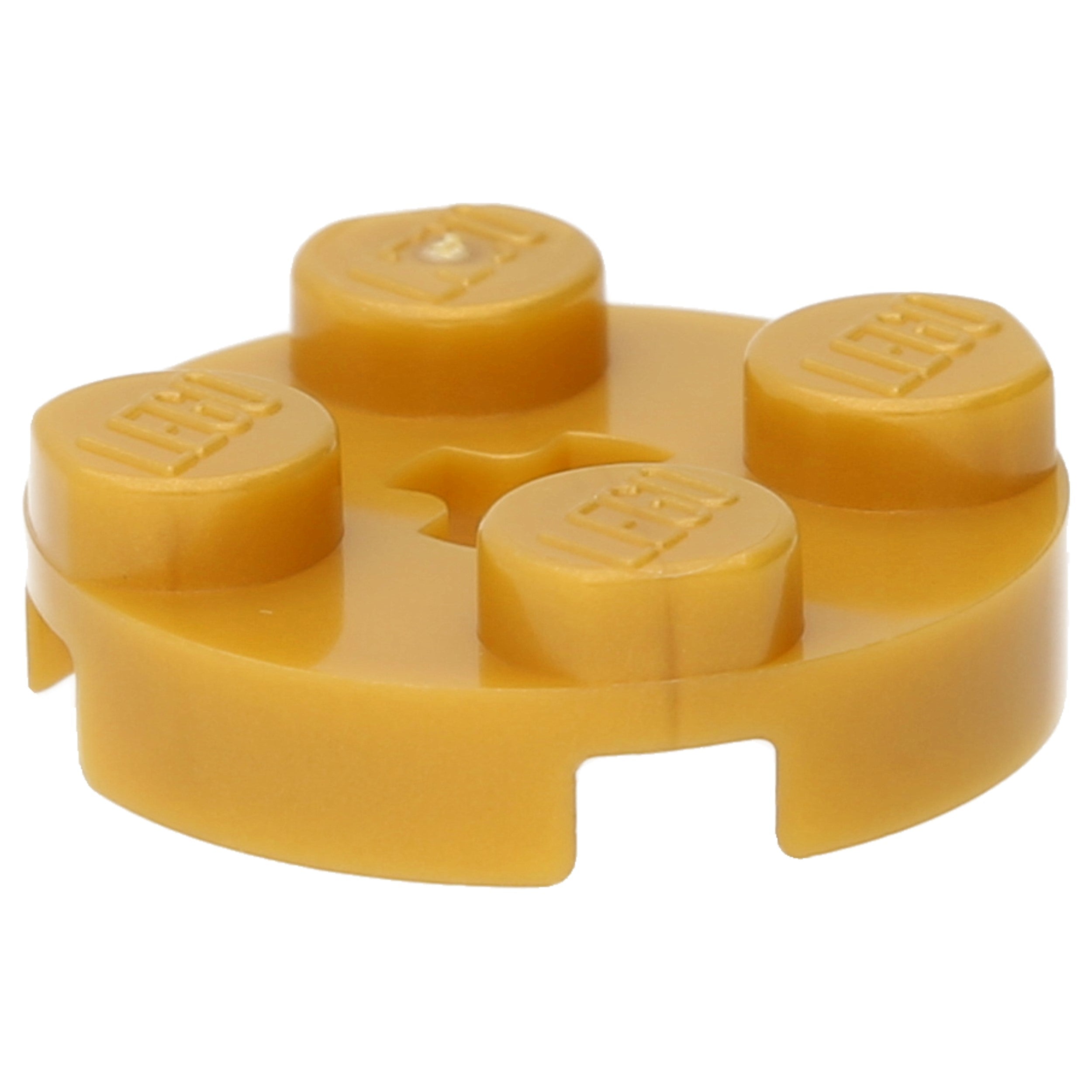 LEGO Plates (modified) - 2 x 2 with "+" axle hole (round)