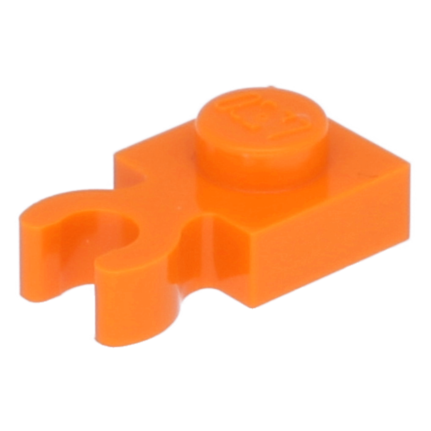 LEGO Plates (modified) - 1 x 1 with open O - clip (thick)
