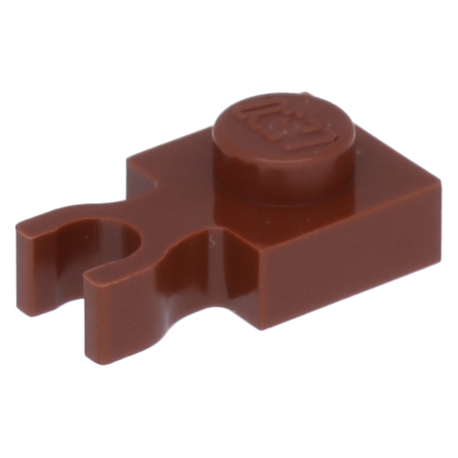 LEGO Plates (modified) - 1 x 1 with open O - clip (thick)