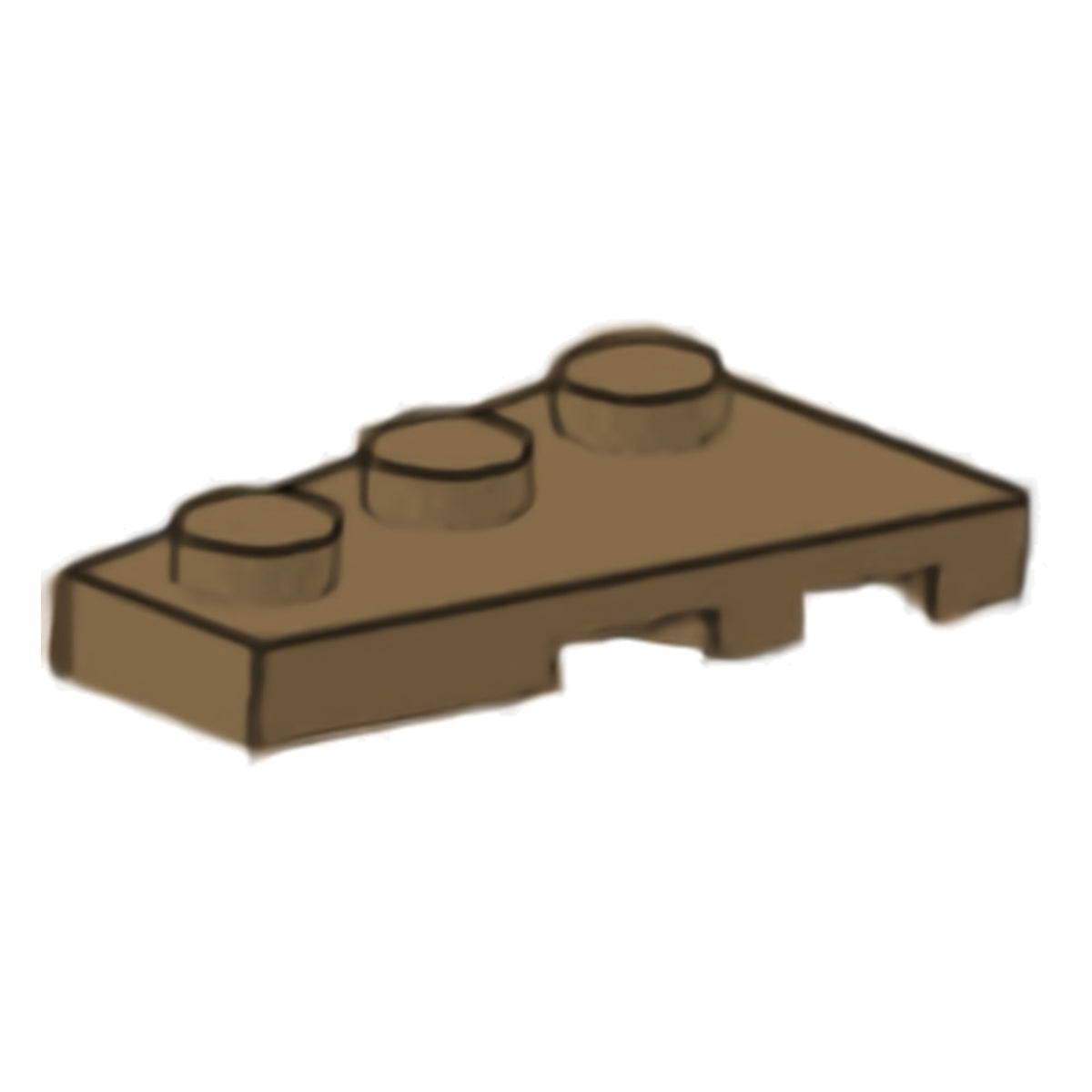 LEGO Platte (modifiziert) - Keil 3 x 2 links