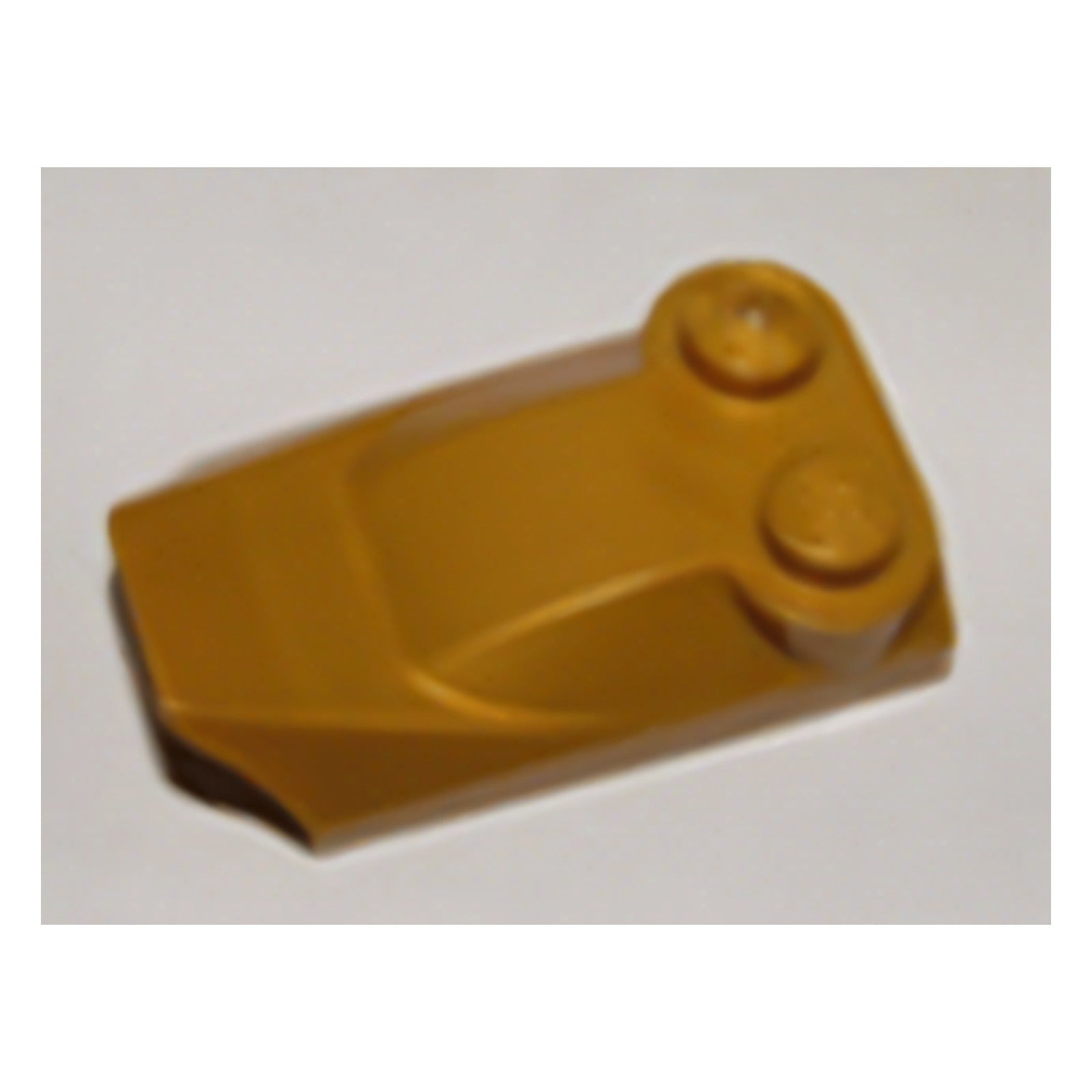 LEGO Stein modifiziert 2 x 3 x 2/3 zwei Noppen, Flügel Ende (47456)