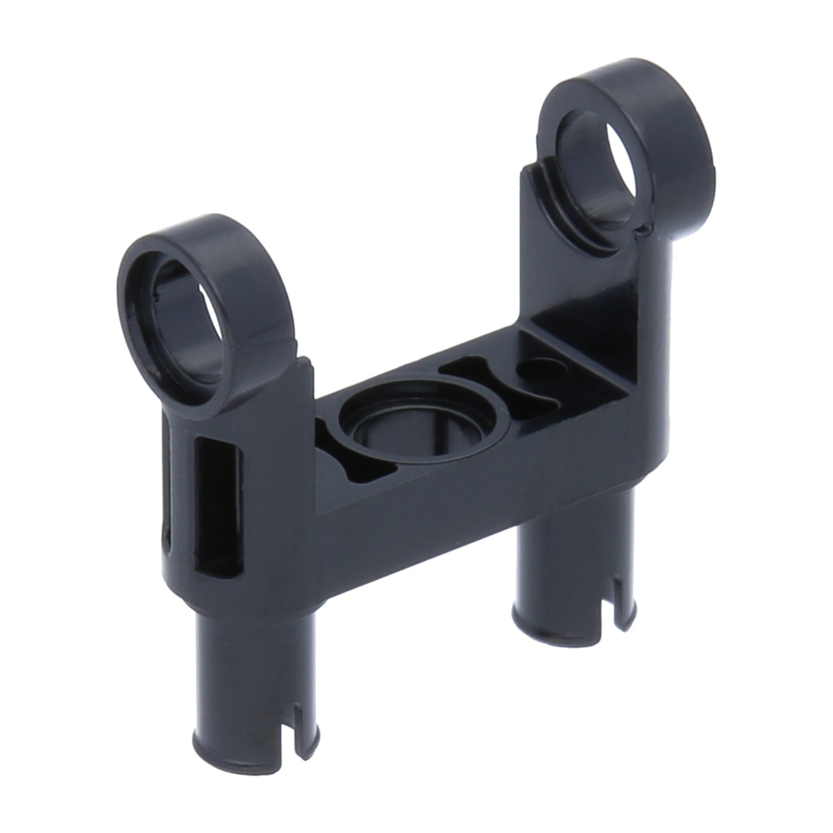 LEGO Technic connectors - deflection joint smooth with double with 2 pins (black)