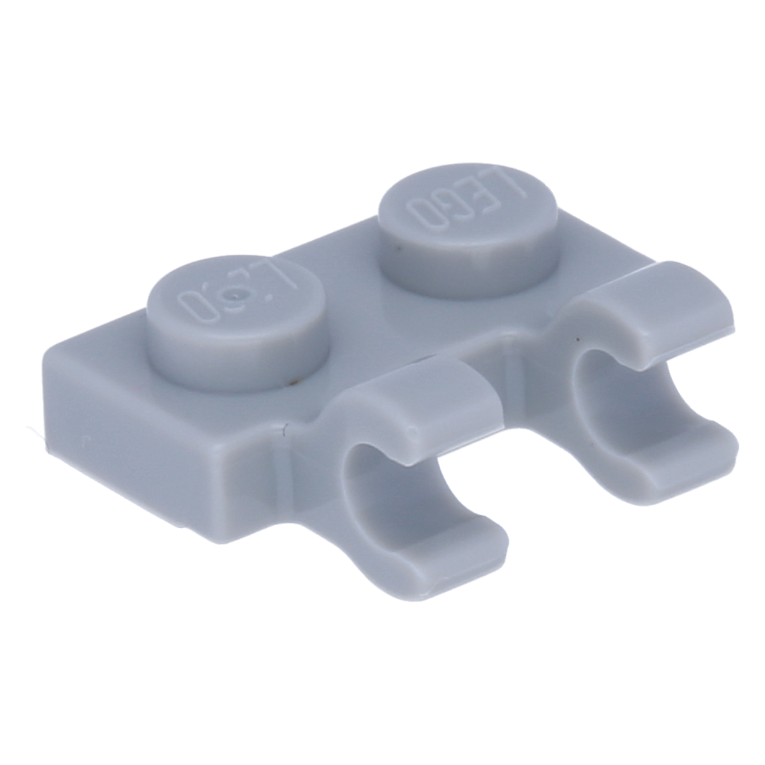 LEGO Plates (modified) - 1 x 2 with 2 open O-clips