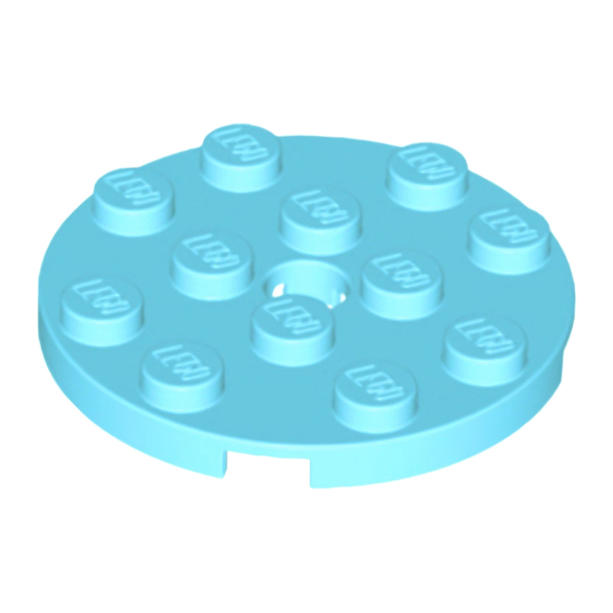 LEGO Platten (modifiziert) - 4 x 4 mit Loch (rund)