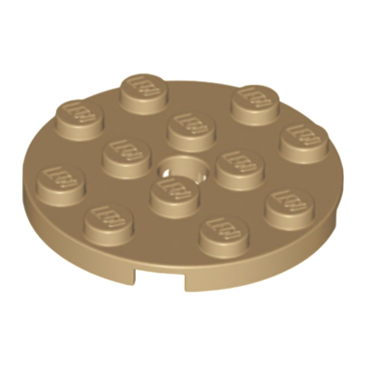 LEGO Platten (modifiziert) - 4 x 4 mit Loch (rund)