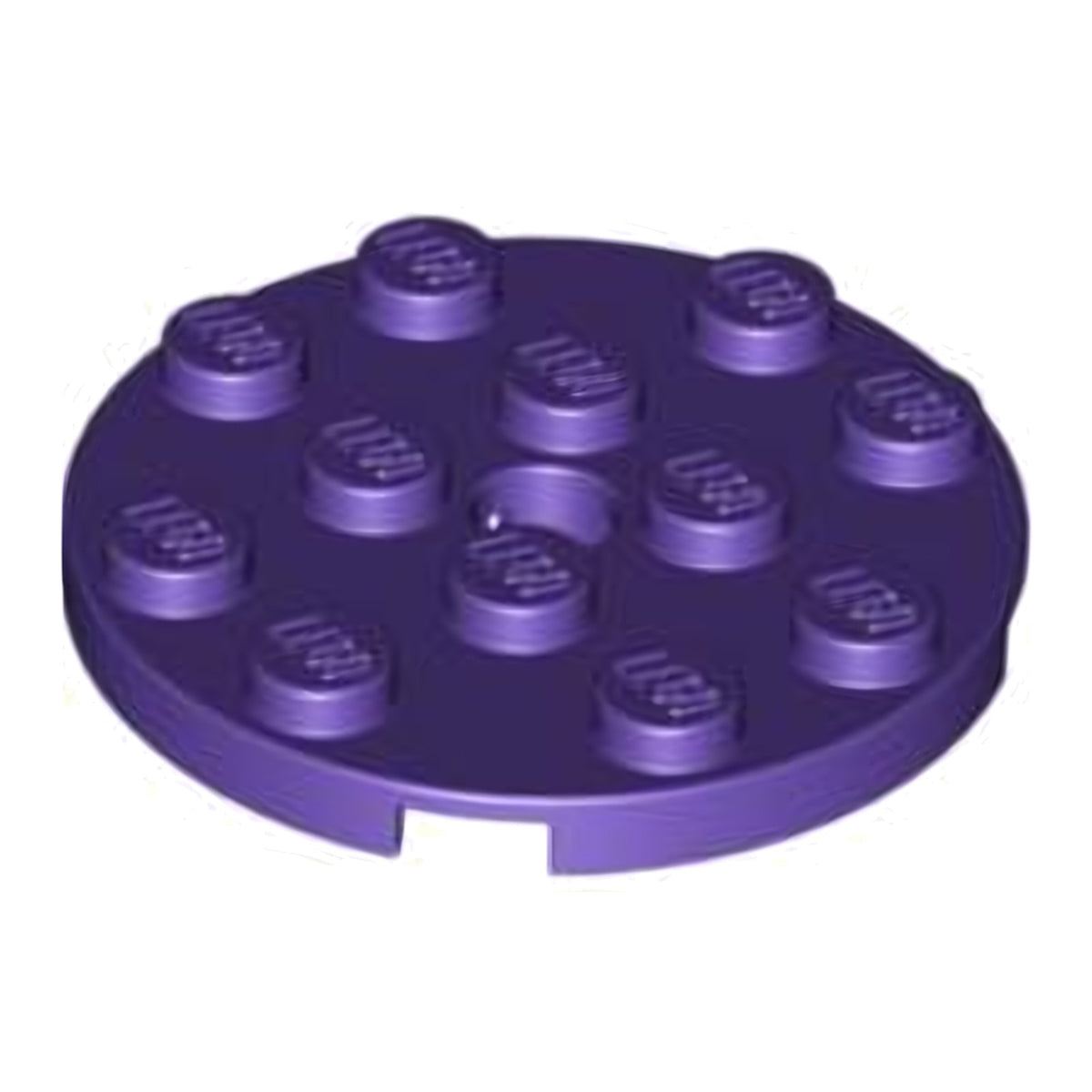 LEGO Platten (modifiziert) - 4 x 4 mit Loch (rund)