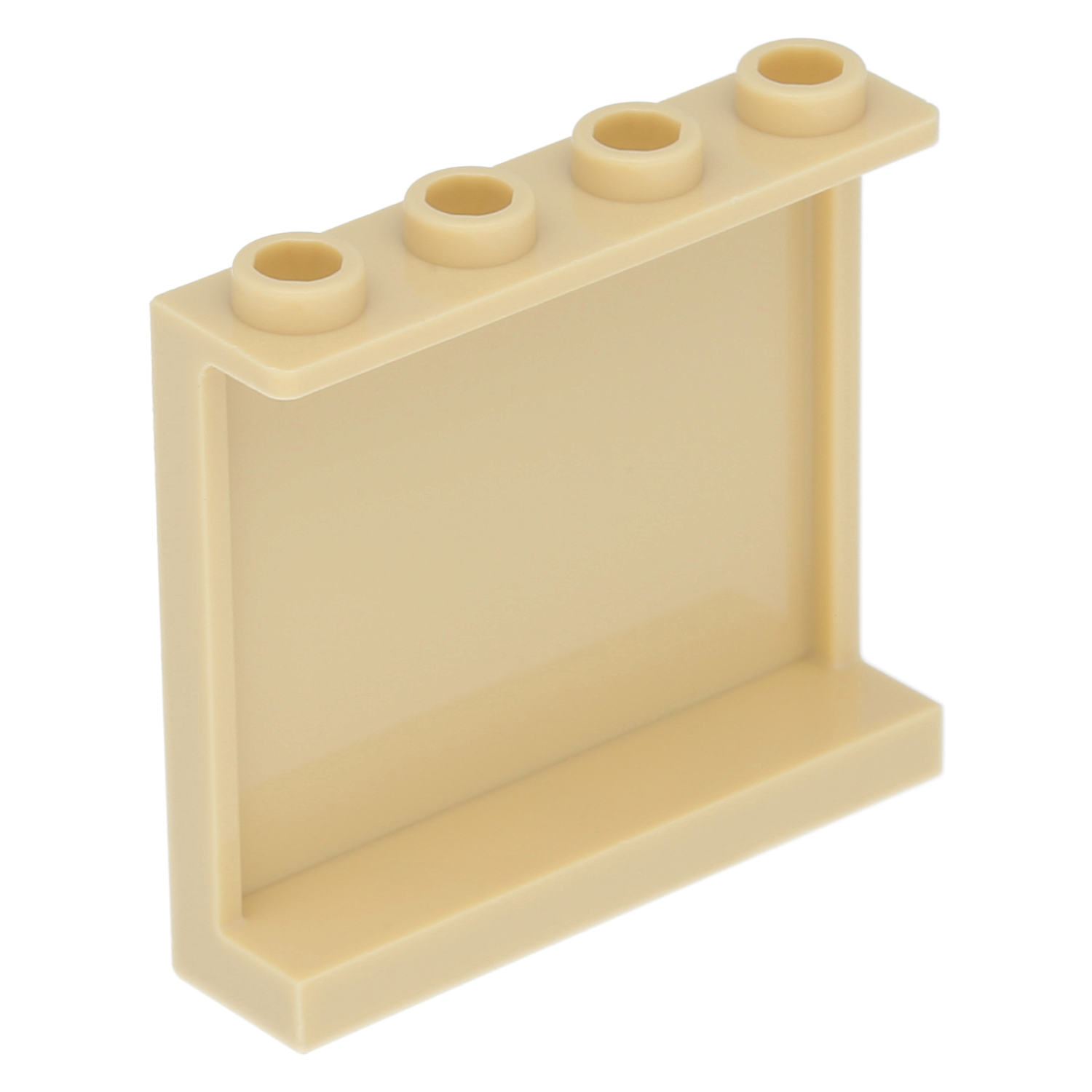 LEGO panels - 1 x 4 x 3 with side supports (open studs)