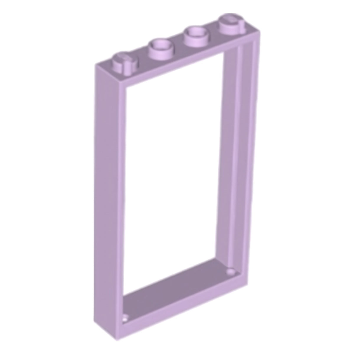 LEGO Steine (modifiziert) -  Türrahmen 1 x 4 x 6 mit 2 Löchern im Boden und der Oberseite