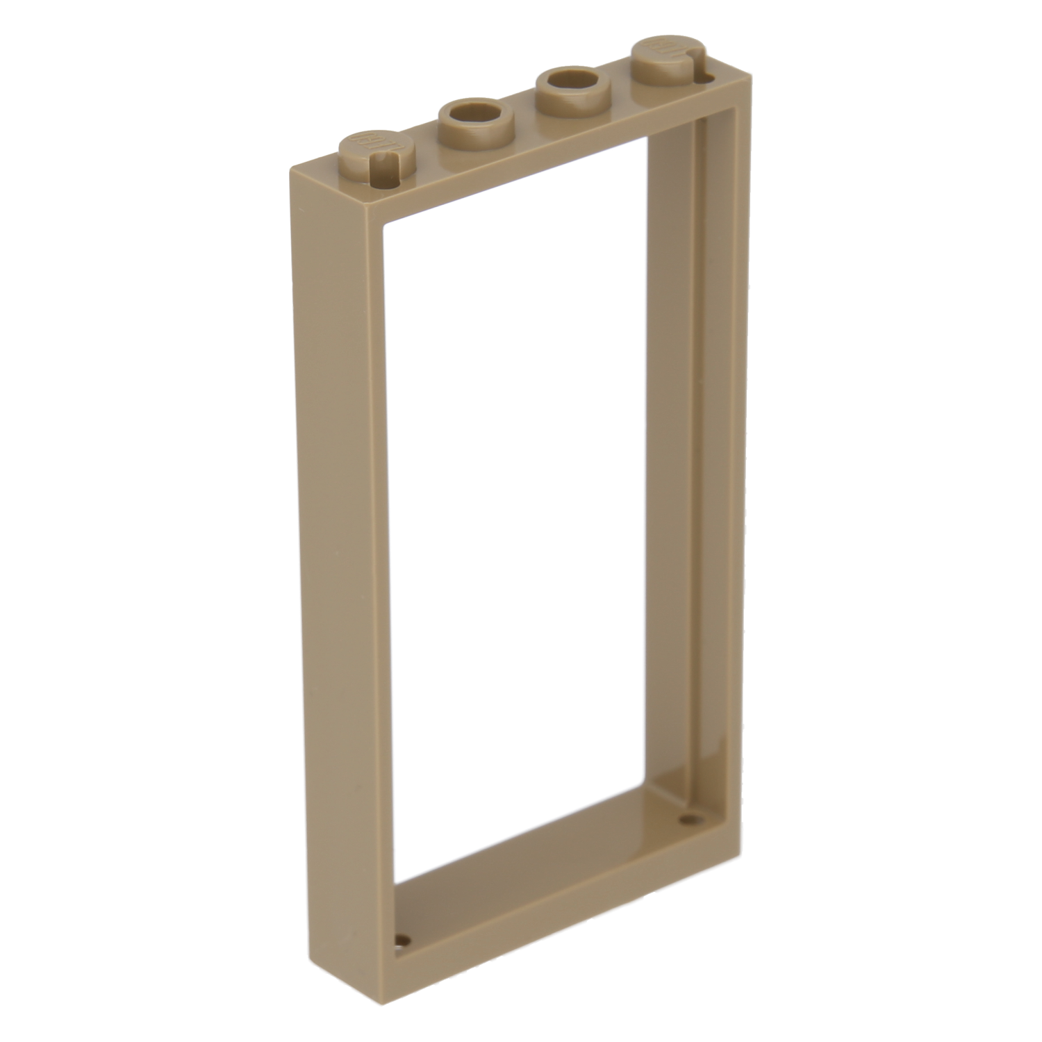 LEGO Bricks (modified) - Door frame 1 x 4 x 6 with 2 holes in the bottom and top