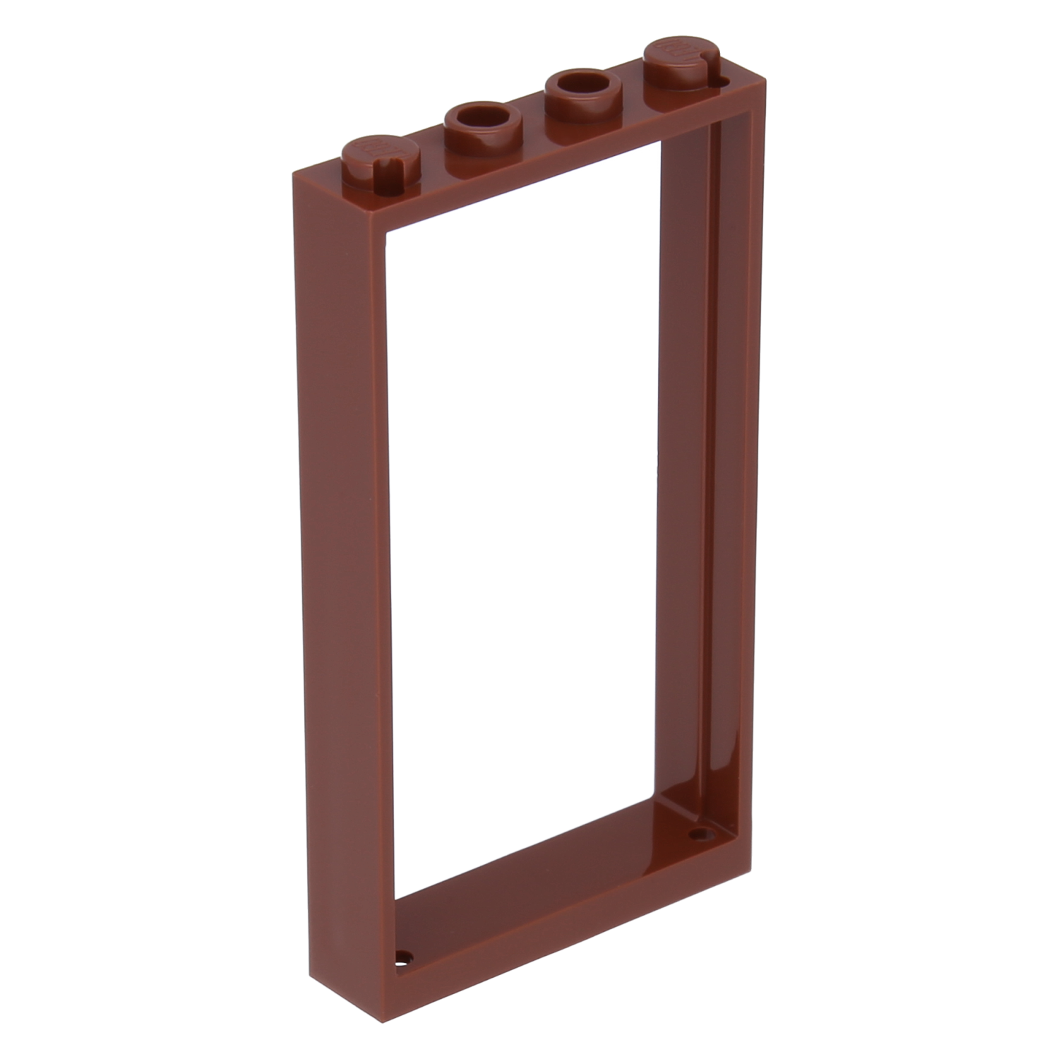LEGO Bricks (modified) - Door frame 1 x 4 x 6 with 2 holes in the bottom and top