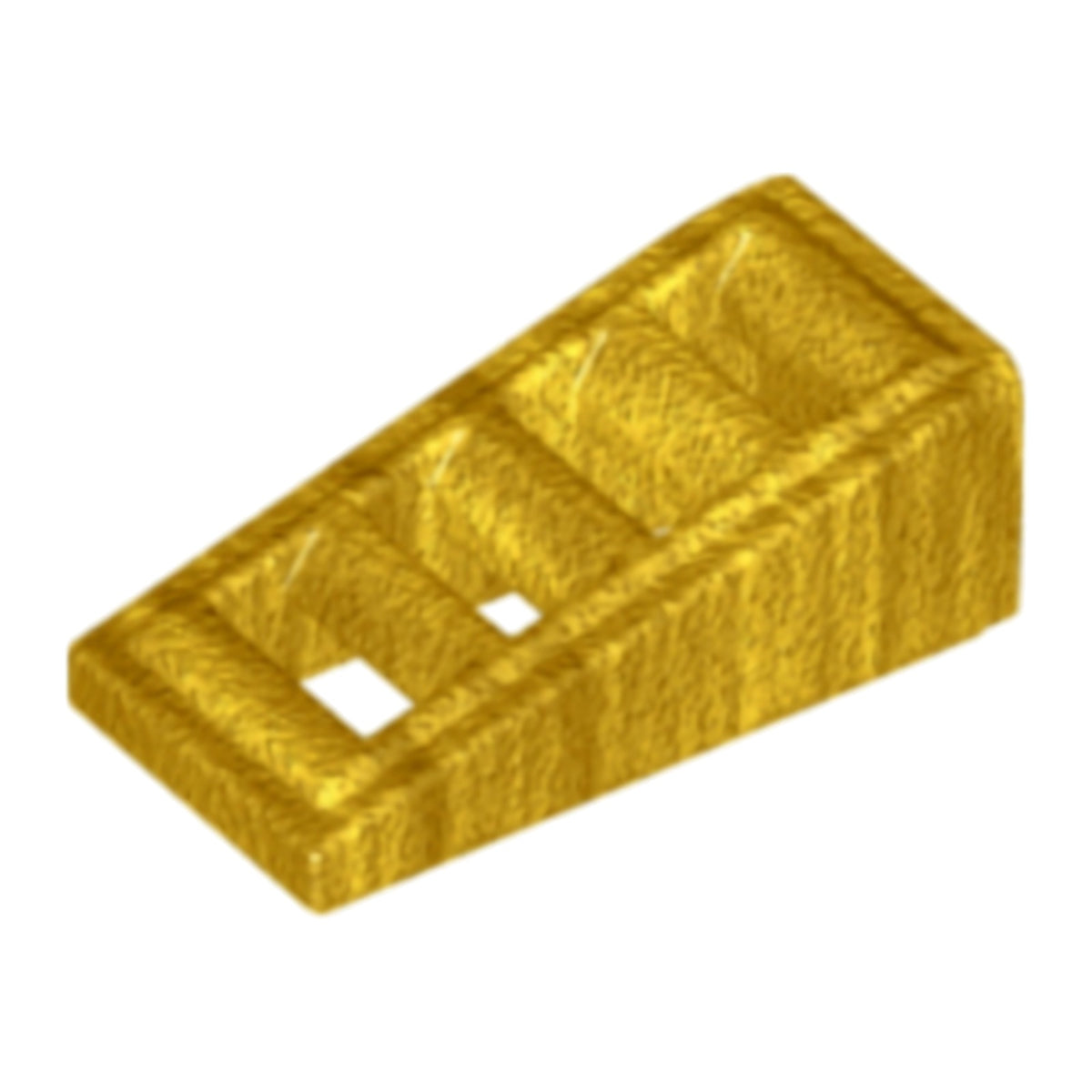 LEGO Dachsteine (modifiziert) - Schräge 18 Grad, 2 x 1 x 2/3 mit Gitterrost