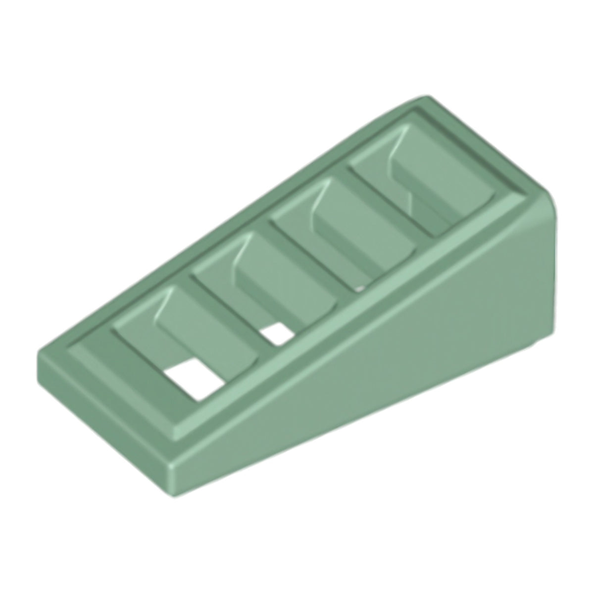 LEGO Dachsteine (modifiziert) - Schräge 18 Grad, 2 x 1 x 2/3 mit Gitterrost