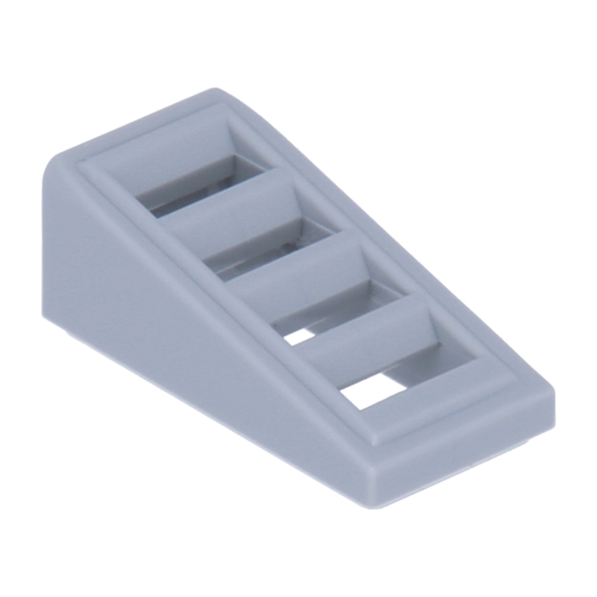 LEGO Dachsteine (modifiziert) - Schräge 18 Grad, 2 x 1 x 2/3 mit Gitterrost