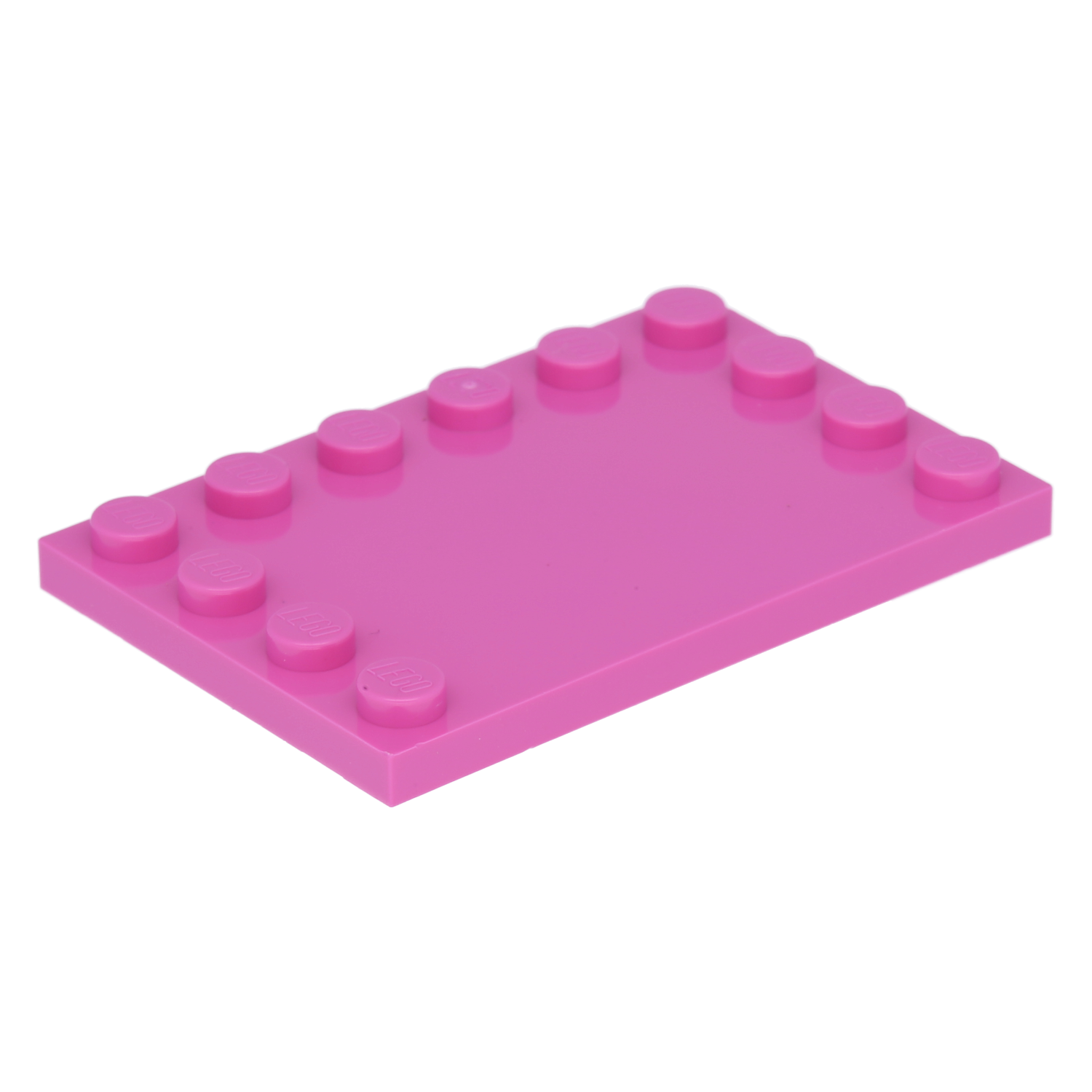 LEGO Tiles (modified) - 4 x 6 with studs on the edges