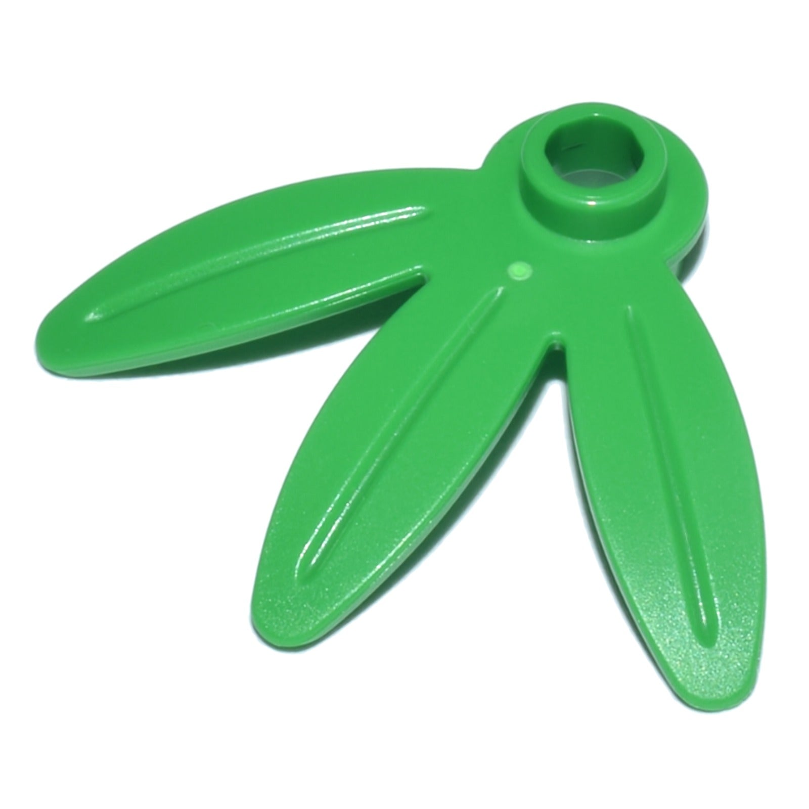 LEGO Pflanze Rundplatte 1 x 1 mit 3 dünn Blätter (7264) – Farbe wählbar